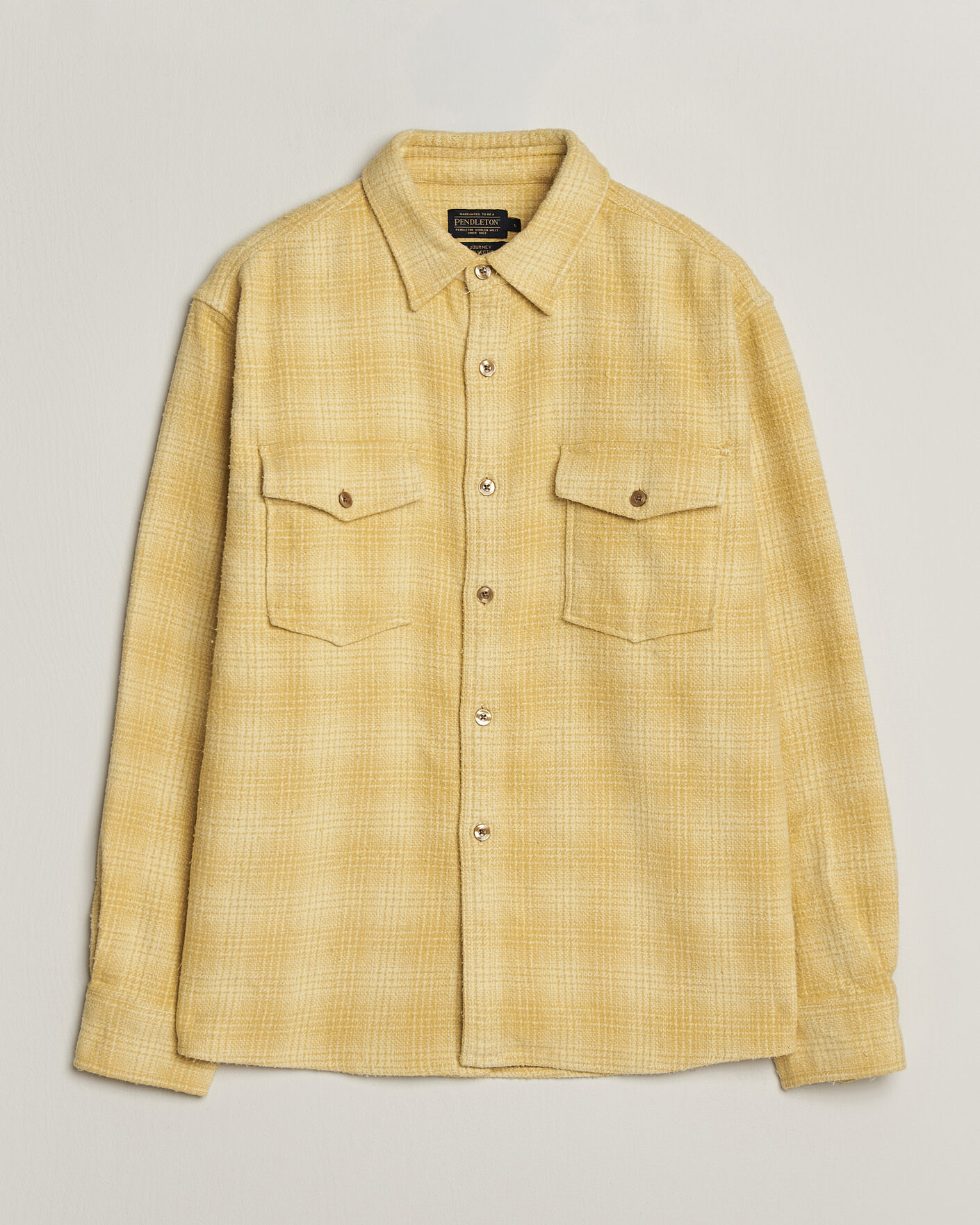 Herren | Hemden | Pendleton | Big Pocket Shirt Cream Shadow