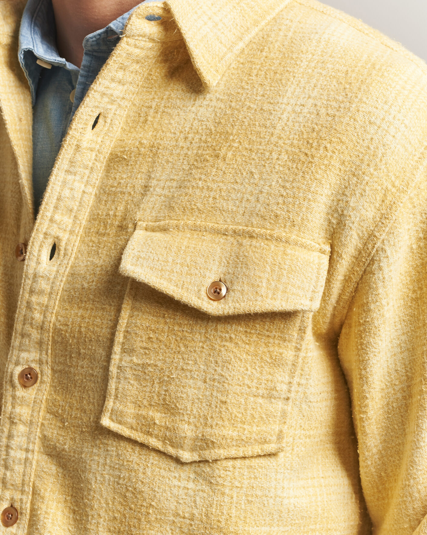 Herren | Hemden | Pendleton | Big Pocket Shirt Cream Shadow