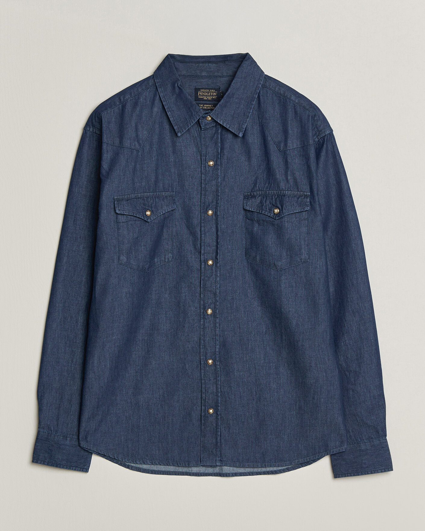 Herren | Hemden | Pendleton | Chandler Western Shirt Indigo Chambray