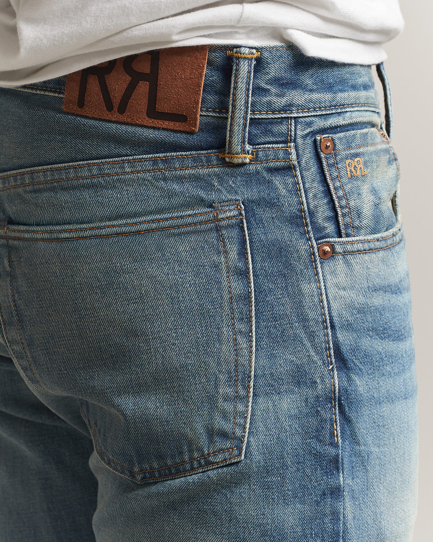Herren | Jeans | RRL | Slim Fit Selvedge Jeans Clearford Wash
