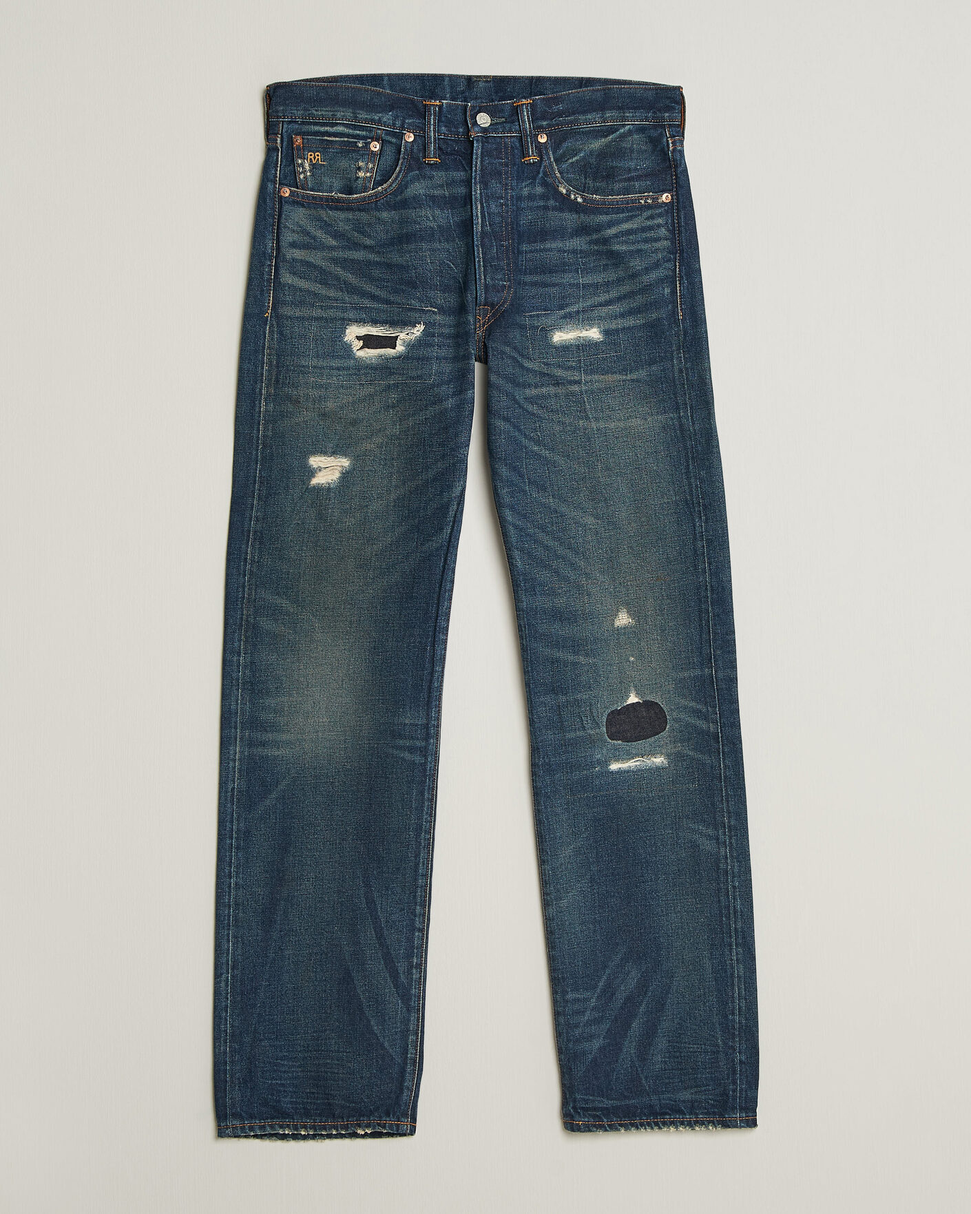 Herren | Jeans | RRL | Straight Leg Selvedge Jeans Hawley Wash