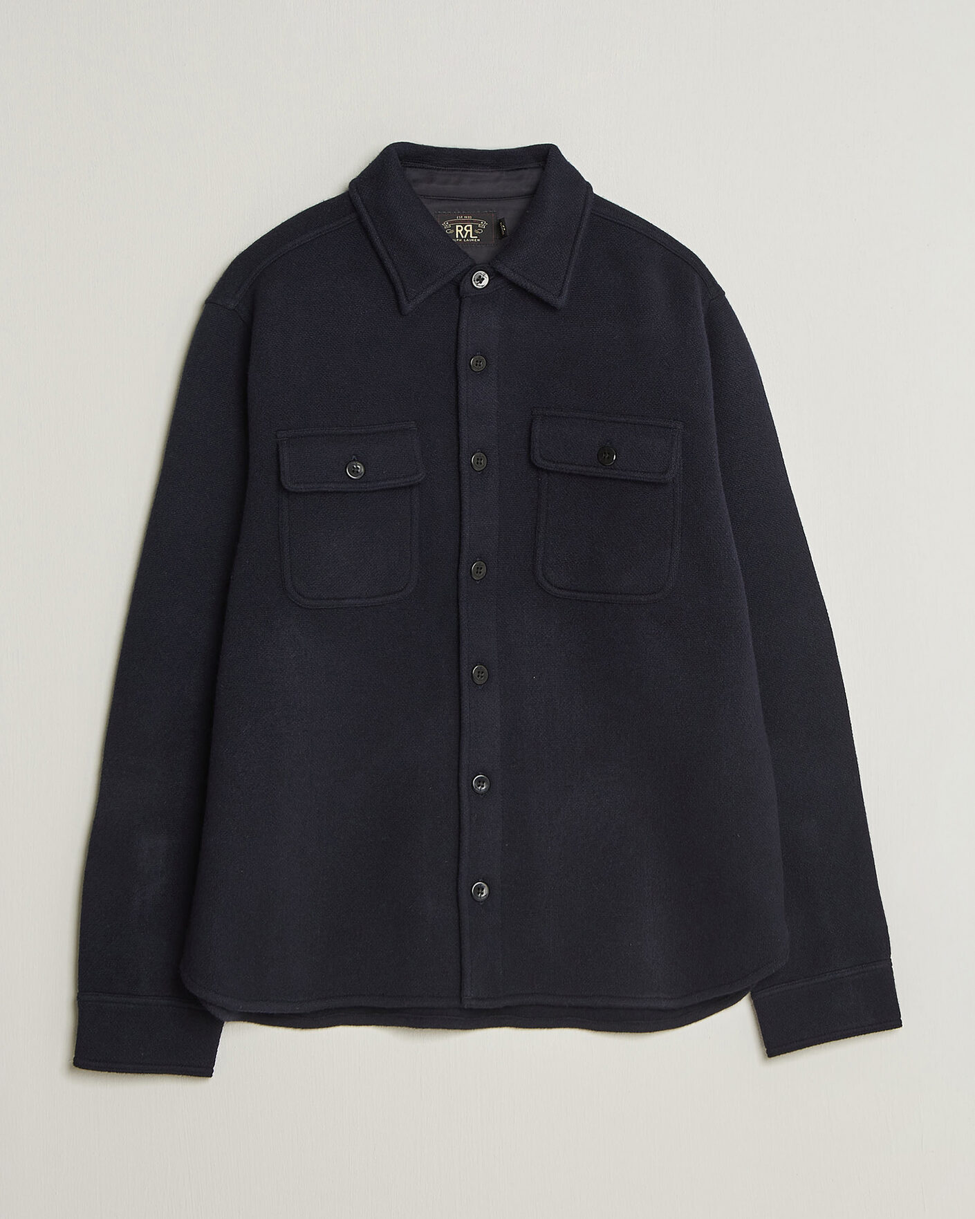 Herren | Hemden | RRL | CPO Cardigan Shirt Navy