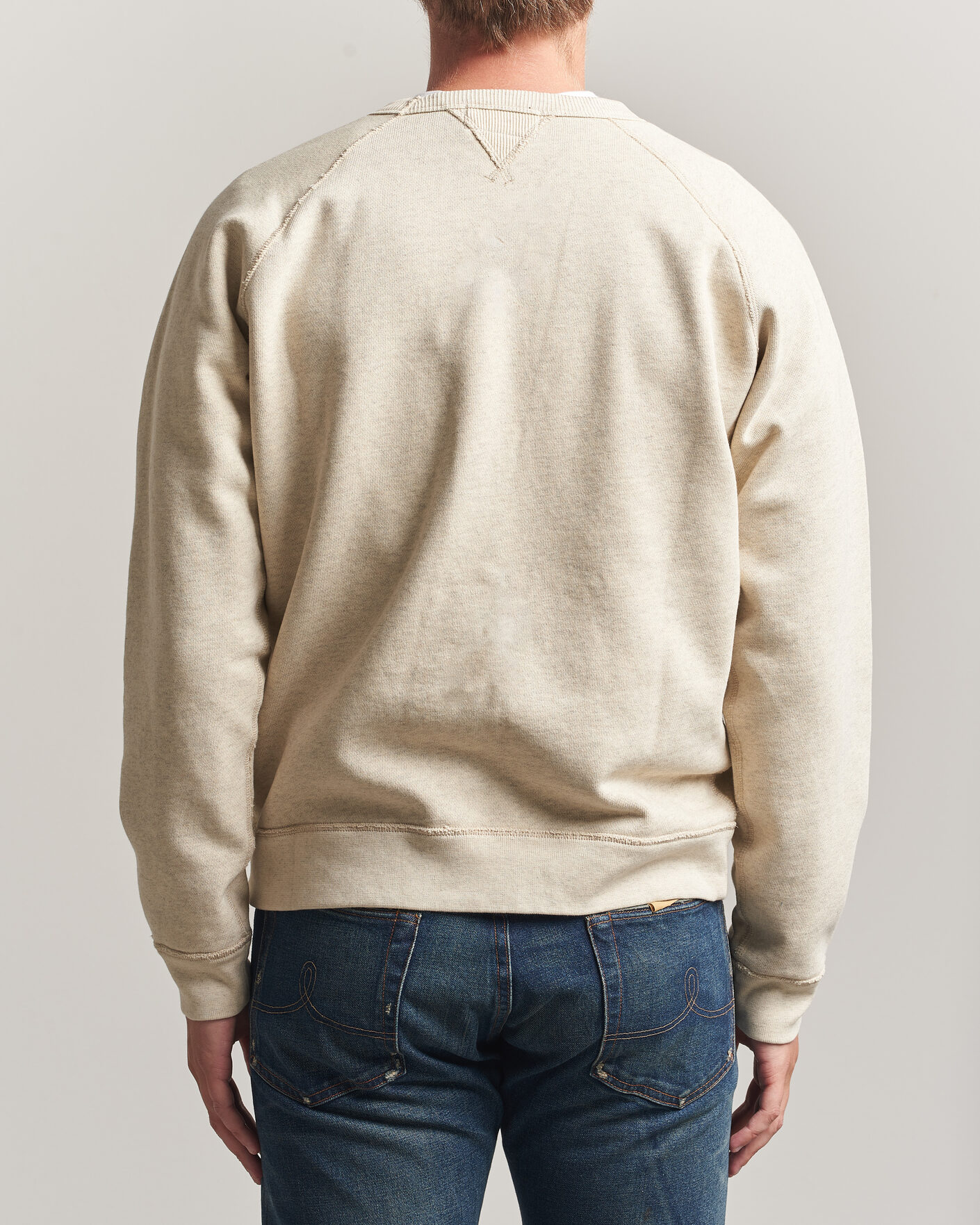 Herren | Pullover | RRL | Raglan Sleeve Sweatshirt Oatmeal Heather