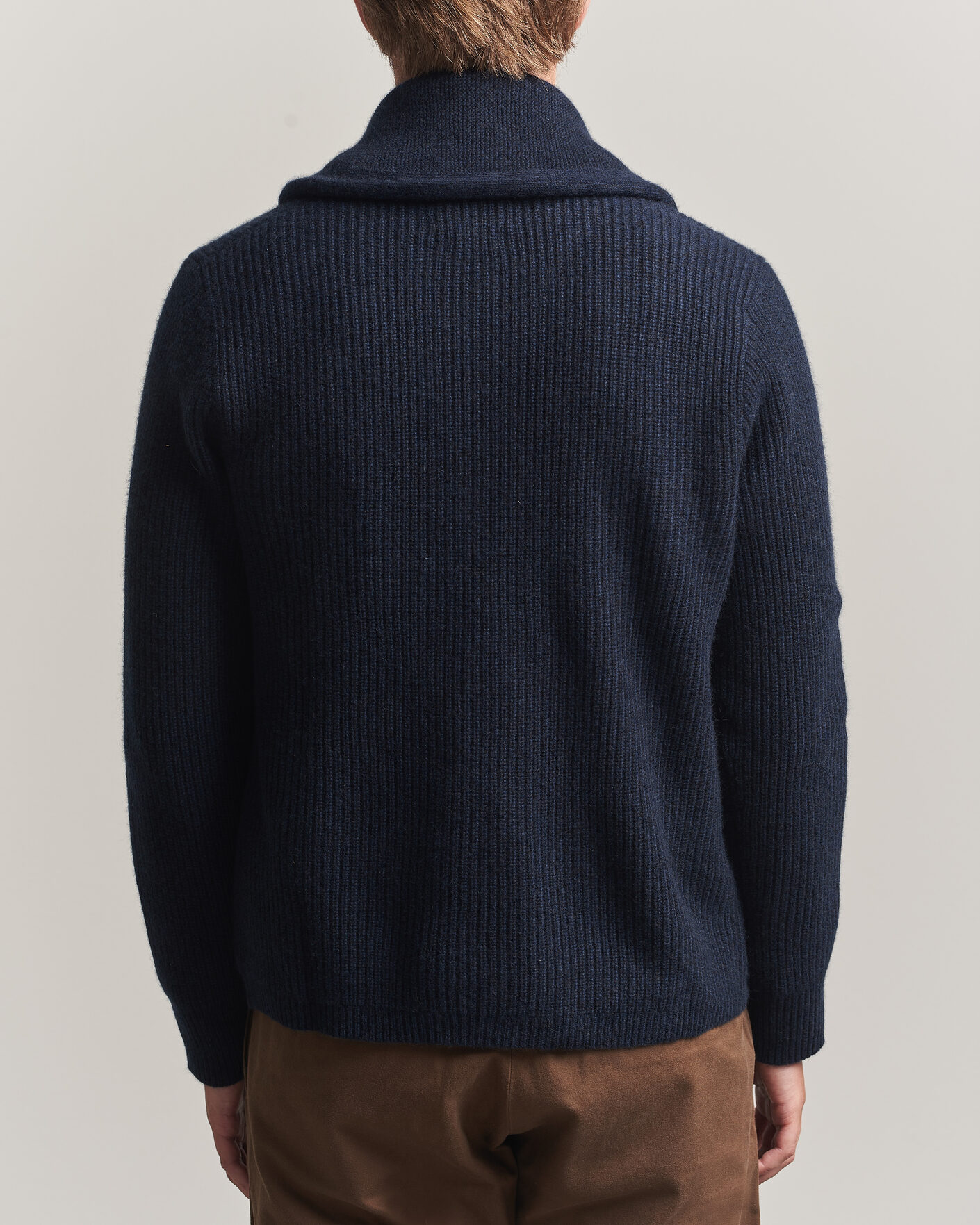 Herren | Pullover | RRL | Cashmere Shawl Collar Cardigan Navy