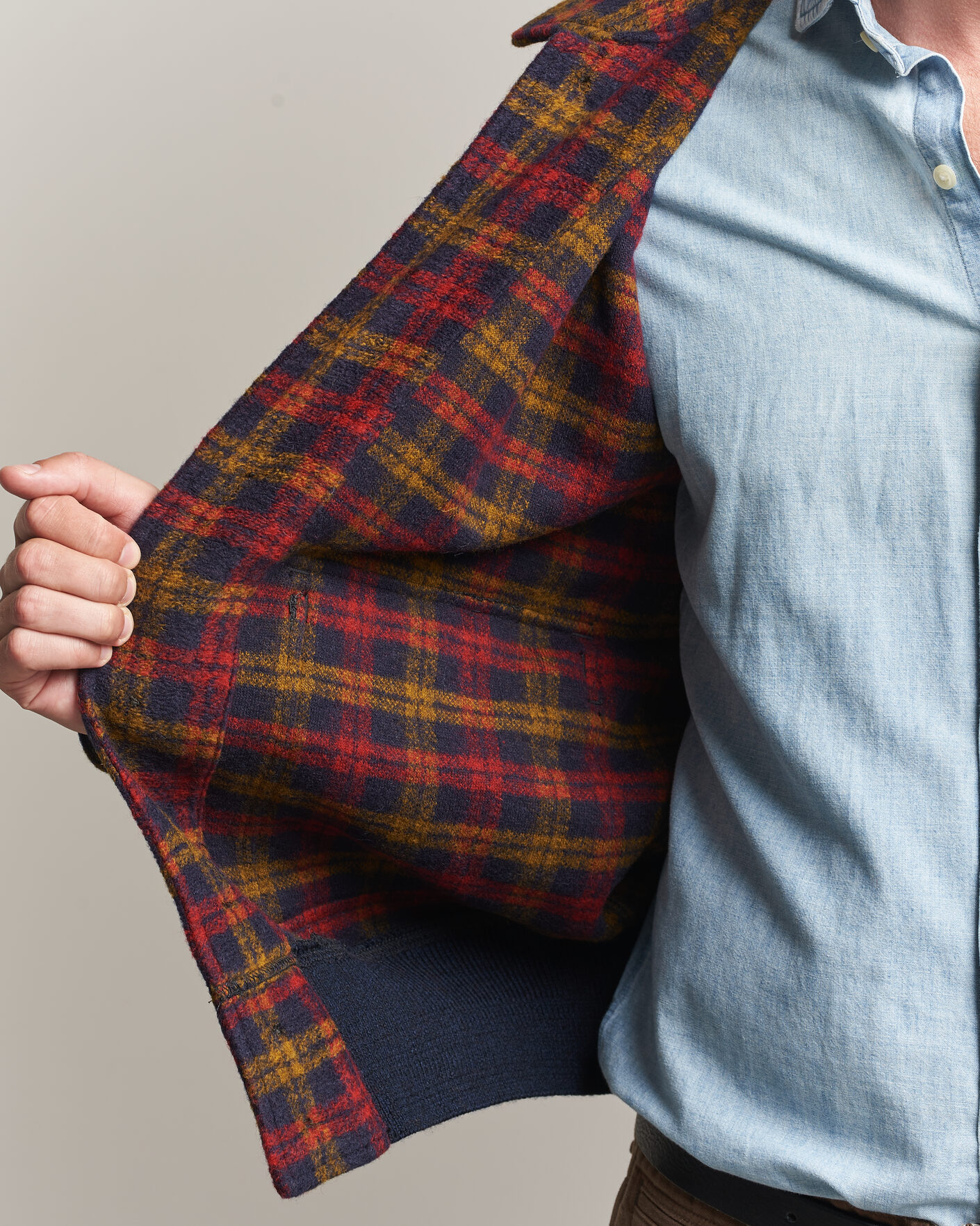 Herren | Jacken | RRL | Knit Bomber Jacket Red Multi