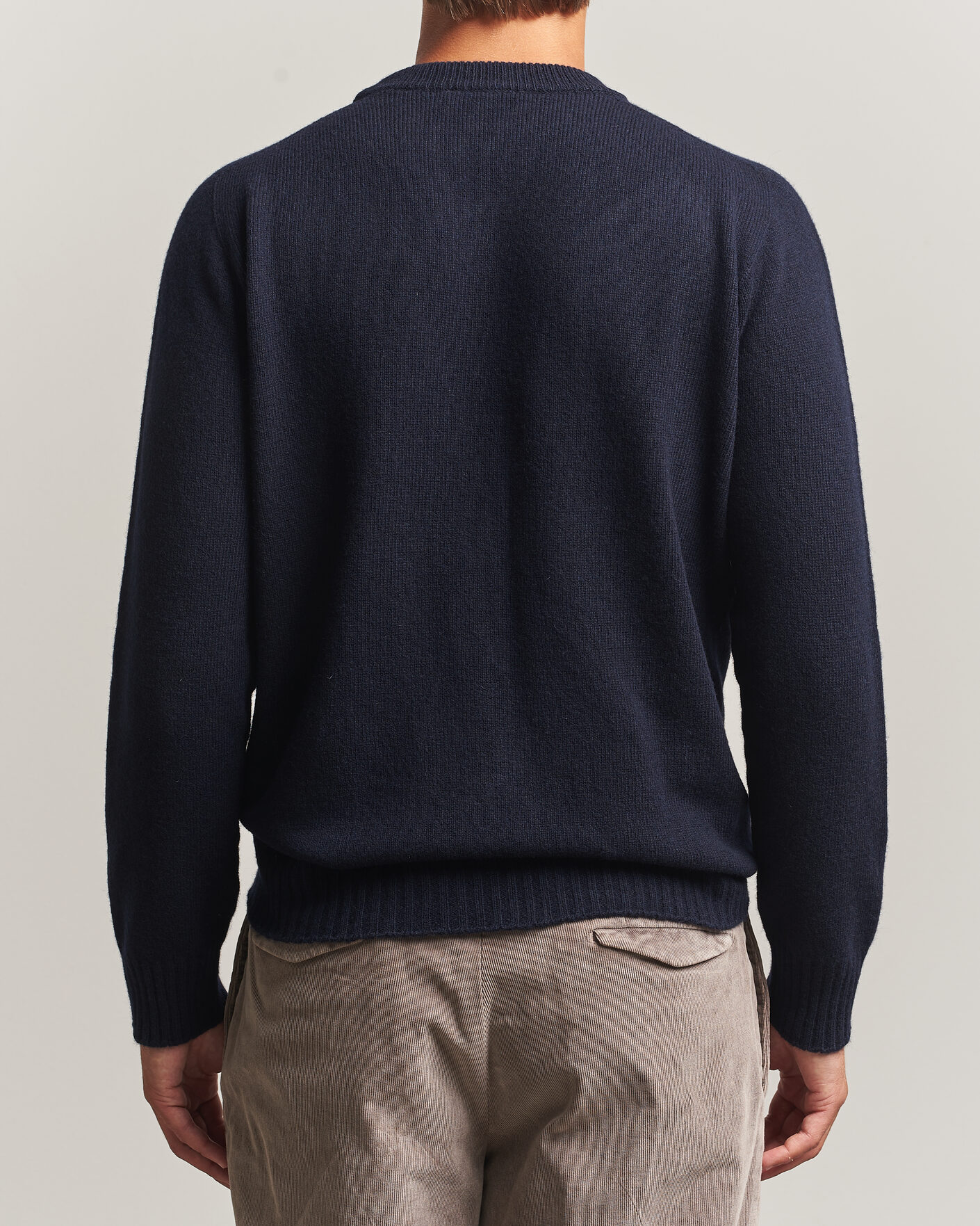 Herren | Pullover | Altea | Wool/Cashmere Crew Neck Pullover Navy