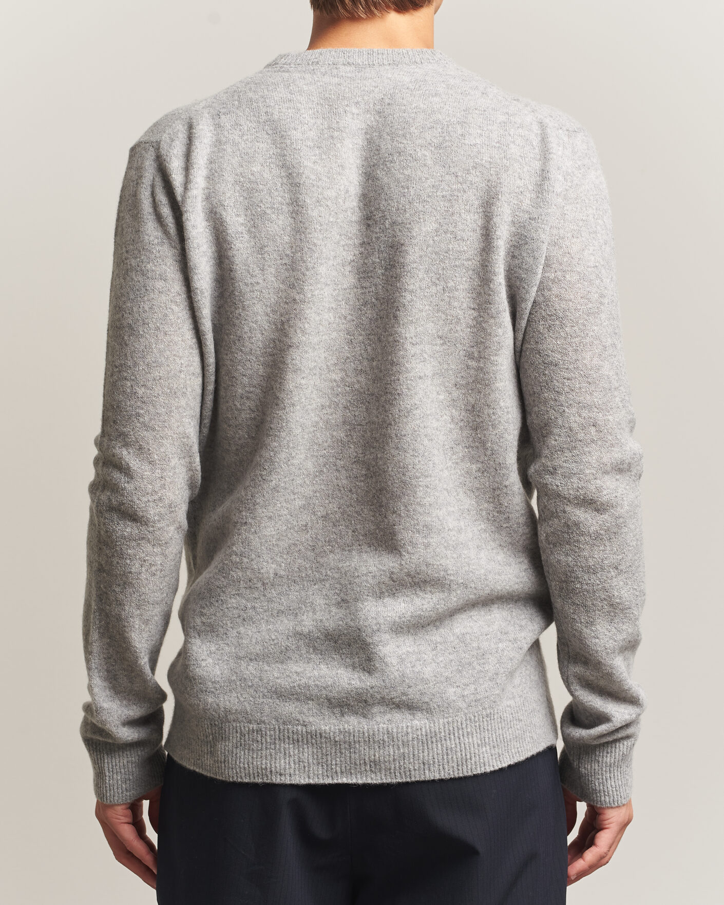 Herren | Pullover | Altea | Cloud Cashmere Blend Sweater Grey Melange
