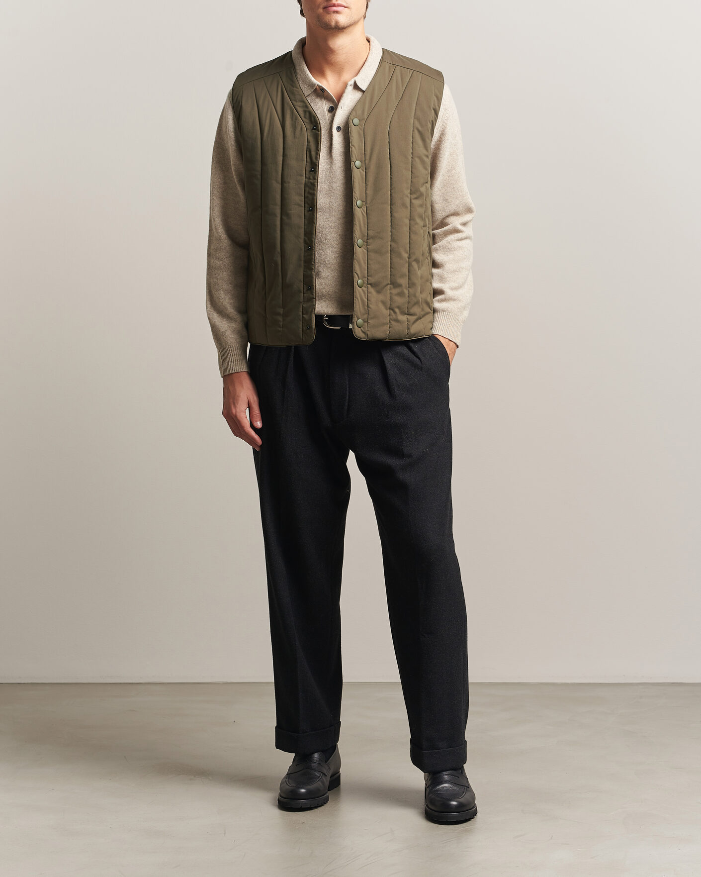 Herren | Westen | Aspesi | Quilted Liner Military