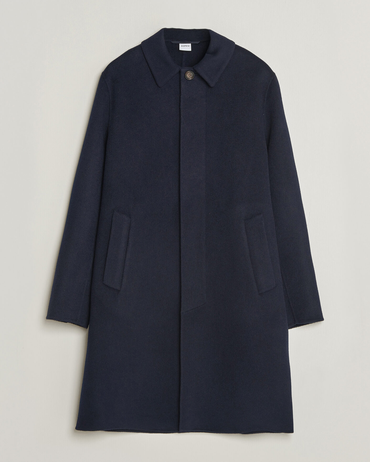 Herren | Jacken | Aspesi | Double Wool Coat Navy