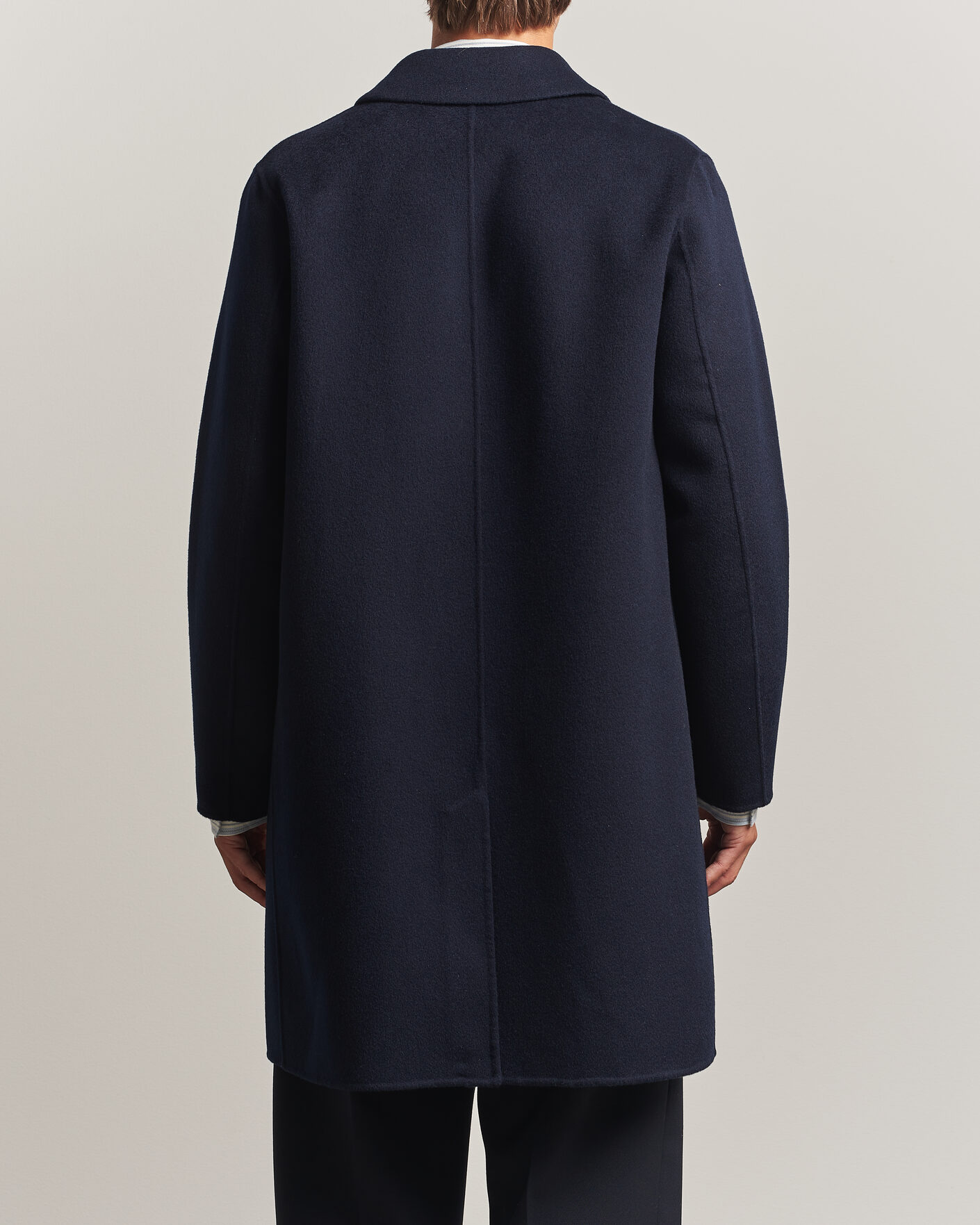 Herren | Jacken | Aspesi | Double Wool Coat Navy
