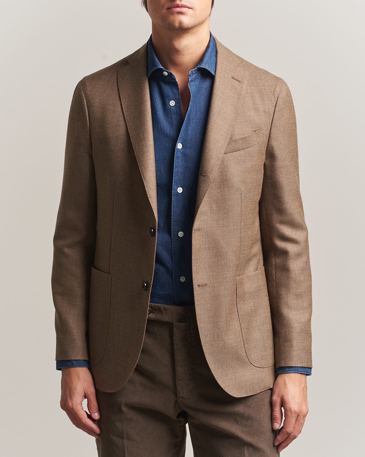 Herren | Sakkos | Boglioli | K Jacket Wool Hopsack Blazer Beige