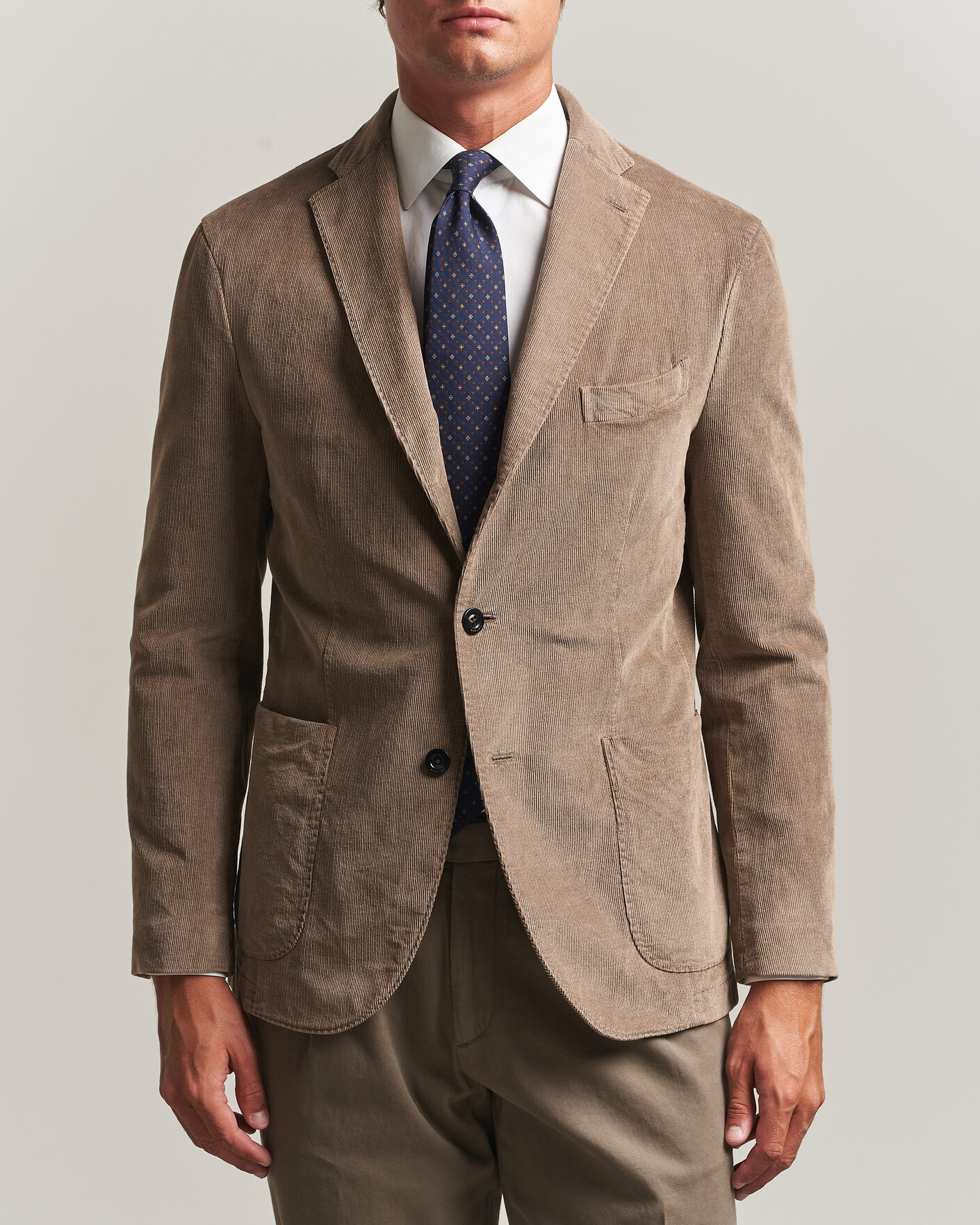 Herren | Sakkos | Boglioli | K Jacket Corduroy Blazer Taupe
