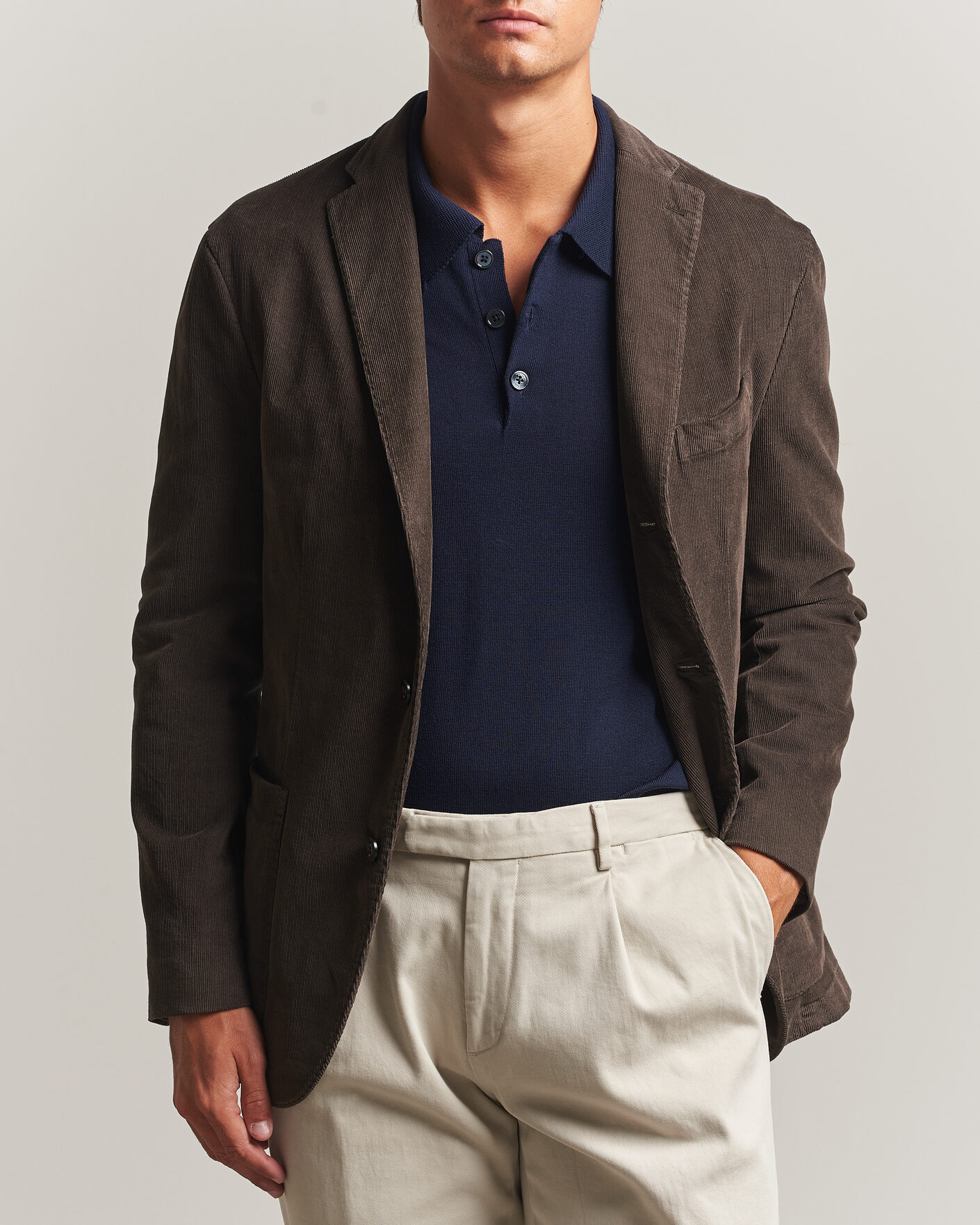 Herren | Sakkos | Boglioli | K Jacket Corduroy Blazer Dark Brown