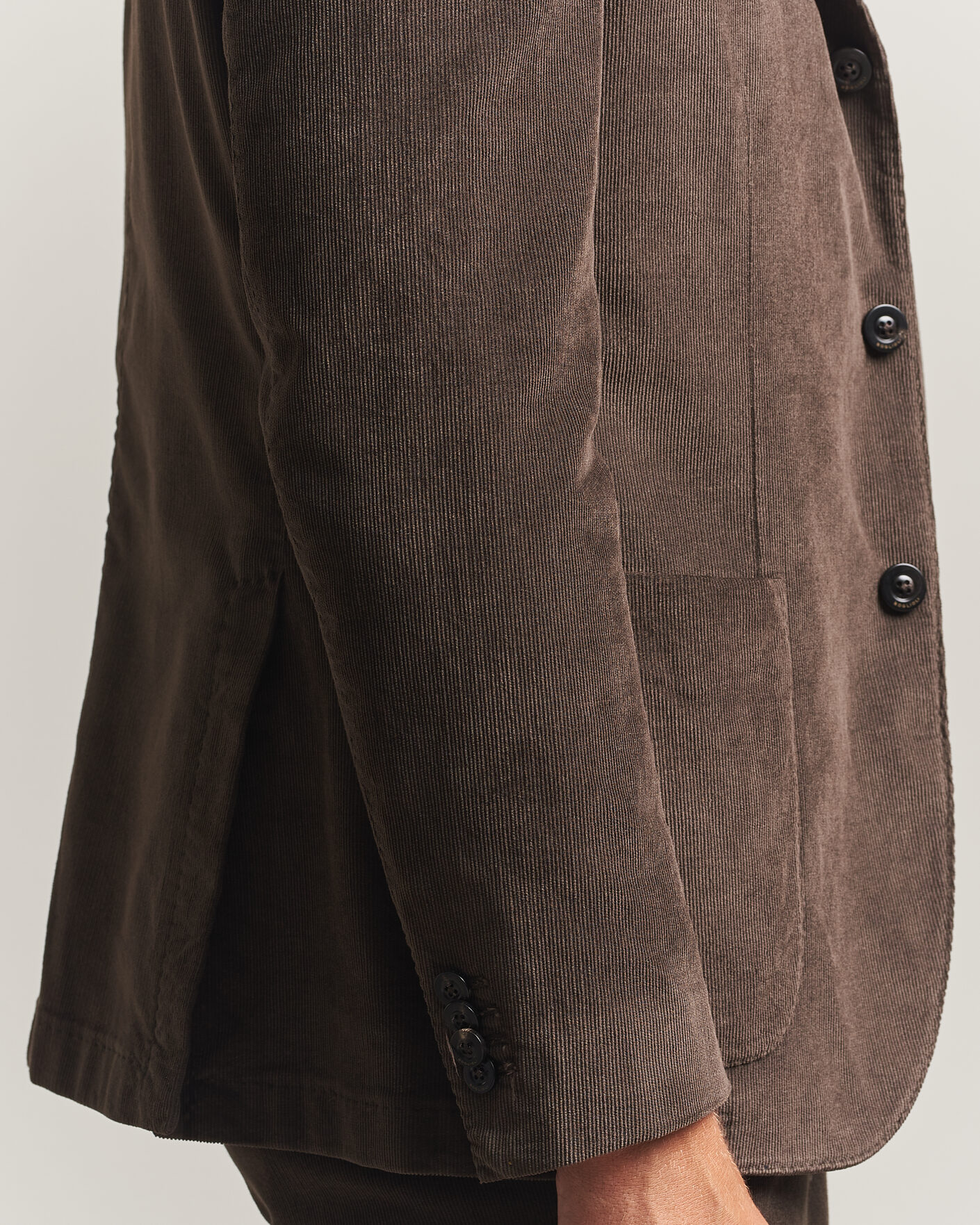 Herren | Anzüge | Boglioli | K Jacket Baby Corduroy Suit Dark Brown