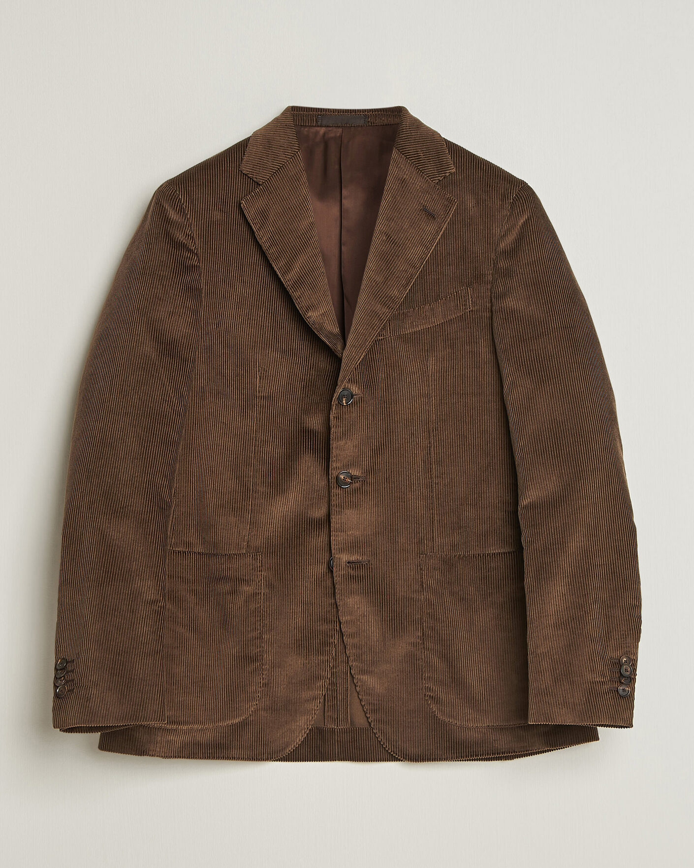 Herren | Sakkos | Caruso | Aida Corduroy Blazer Dark Brown