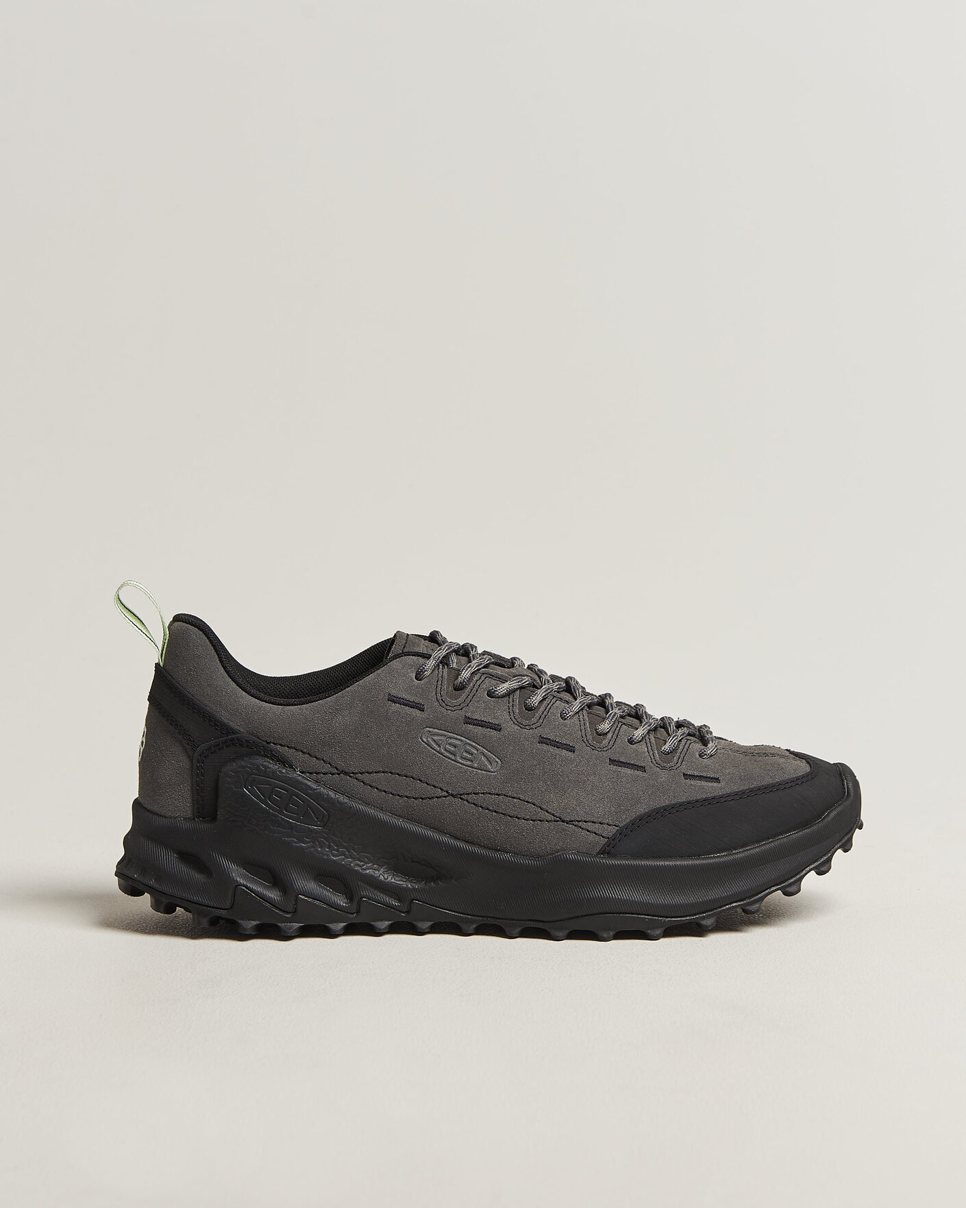 Herren | Trail Sneaker | KEEN | Jasper Zionic Leather Sneaker Steel Grey