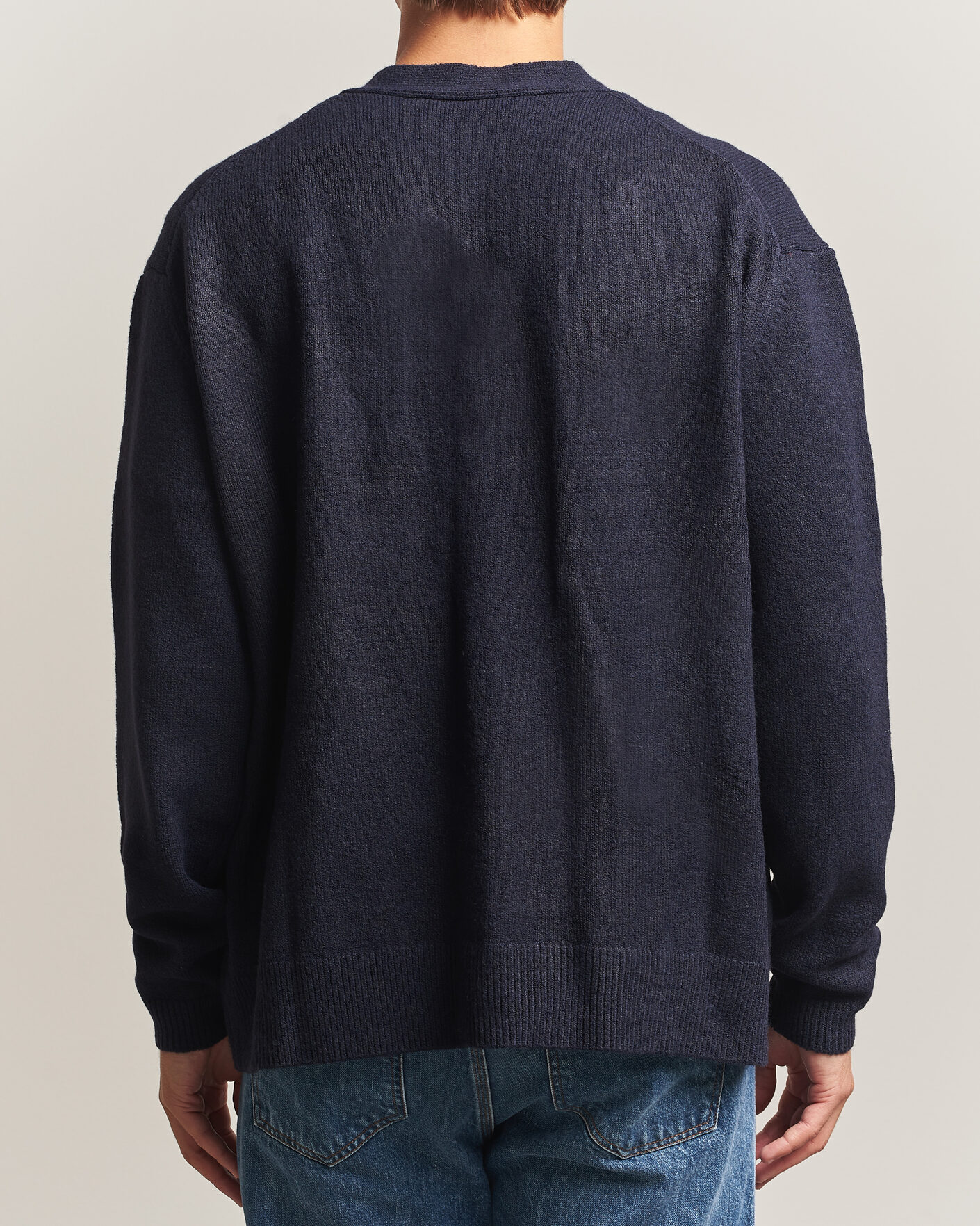 Herren | Pullover | KnowledgeCotton Apparel | Knitted Cardigan Night Sky