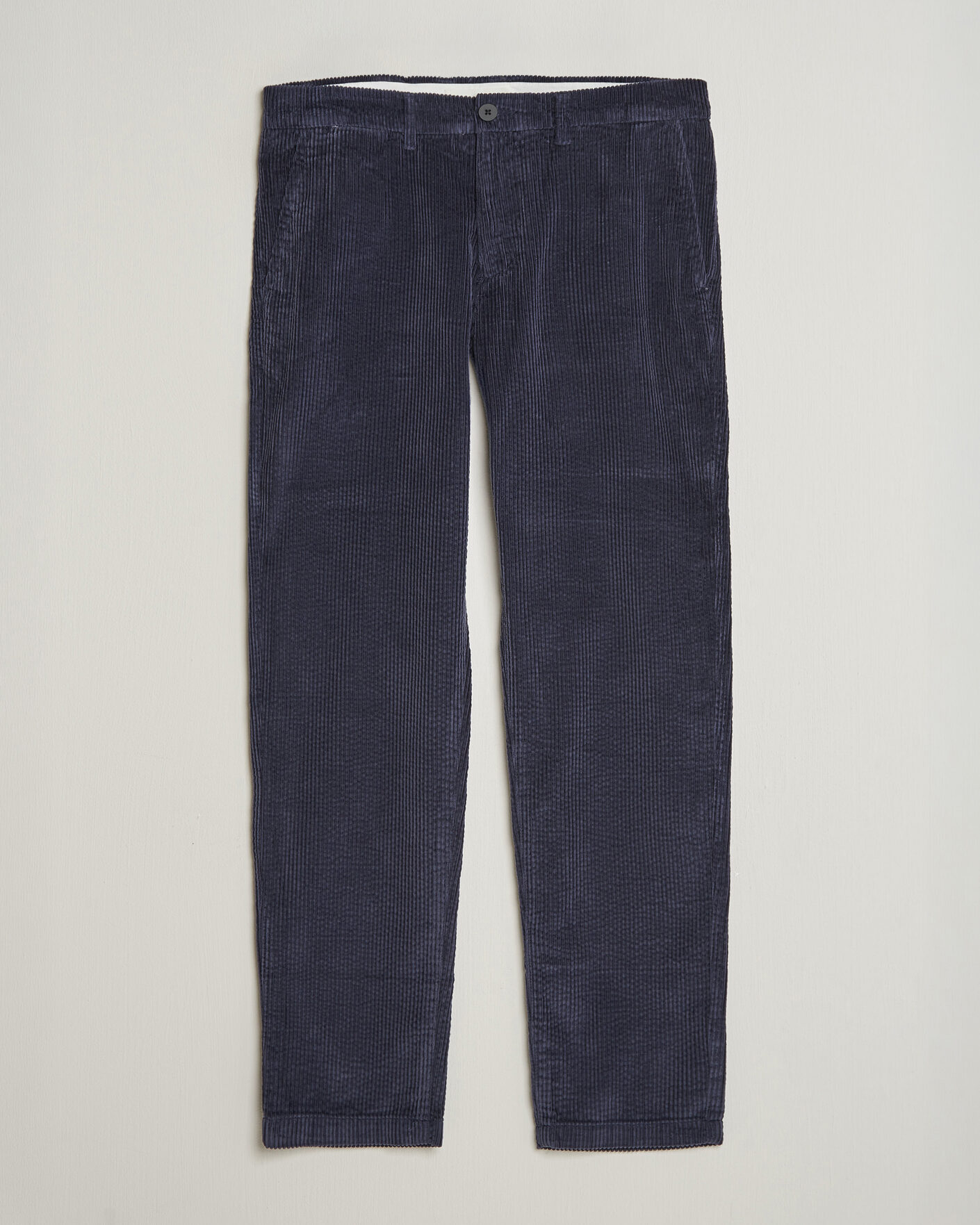 Herren | Hosen | KnowledgeCotton Apparel | Chuck Regular Cord Trousers Night Sky