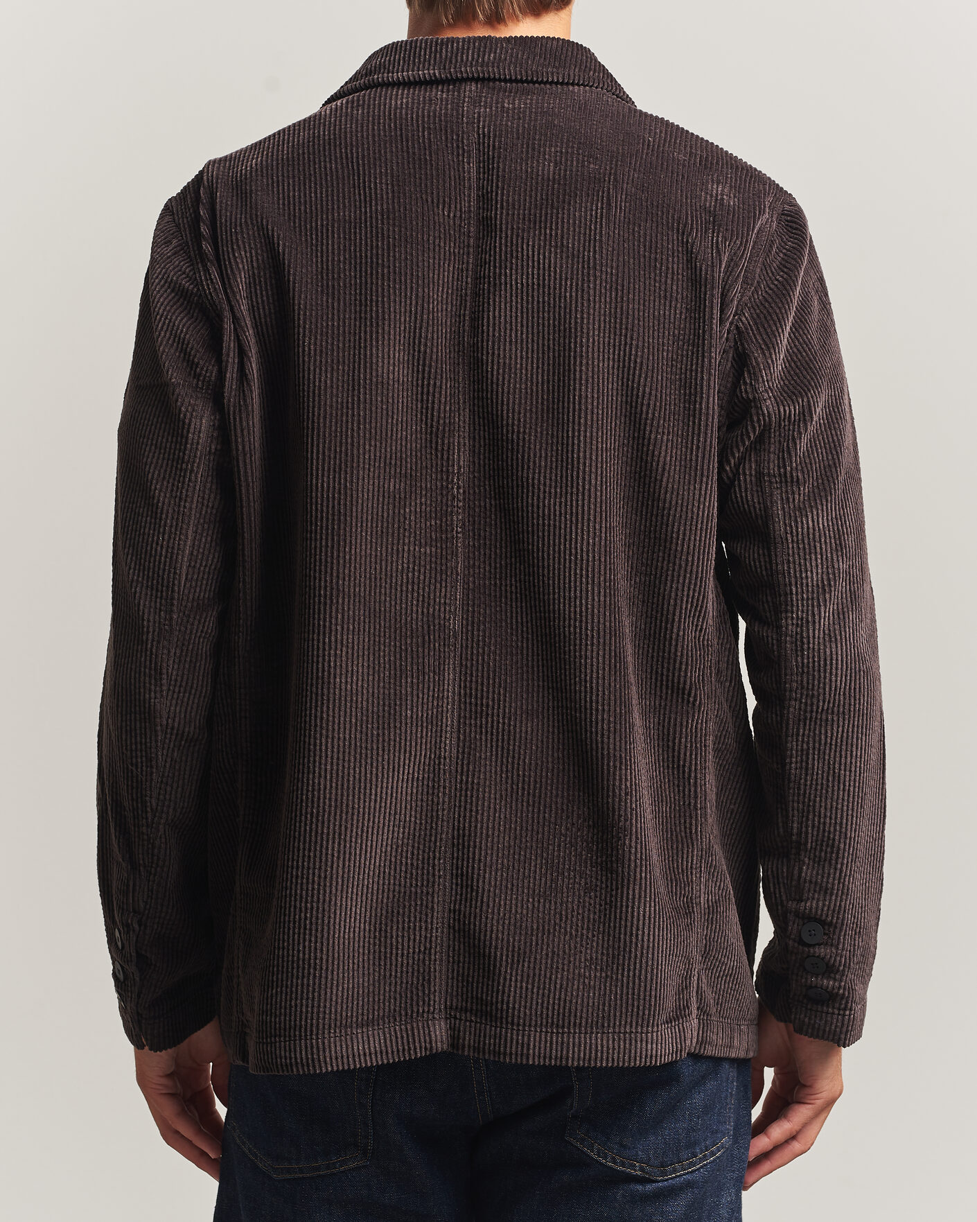 Herren | Sakkos | KnowledgeCotton Apparel | Cotton Corduroy Blazer Chocolate