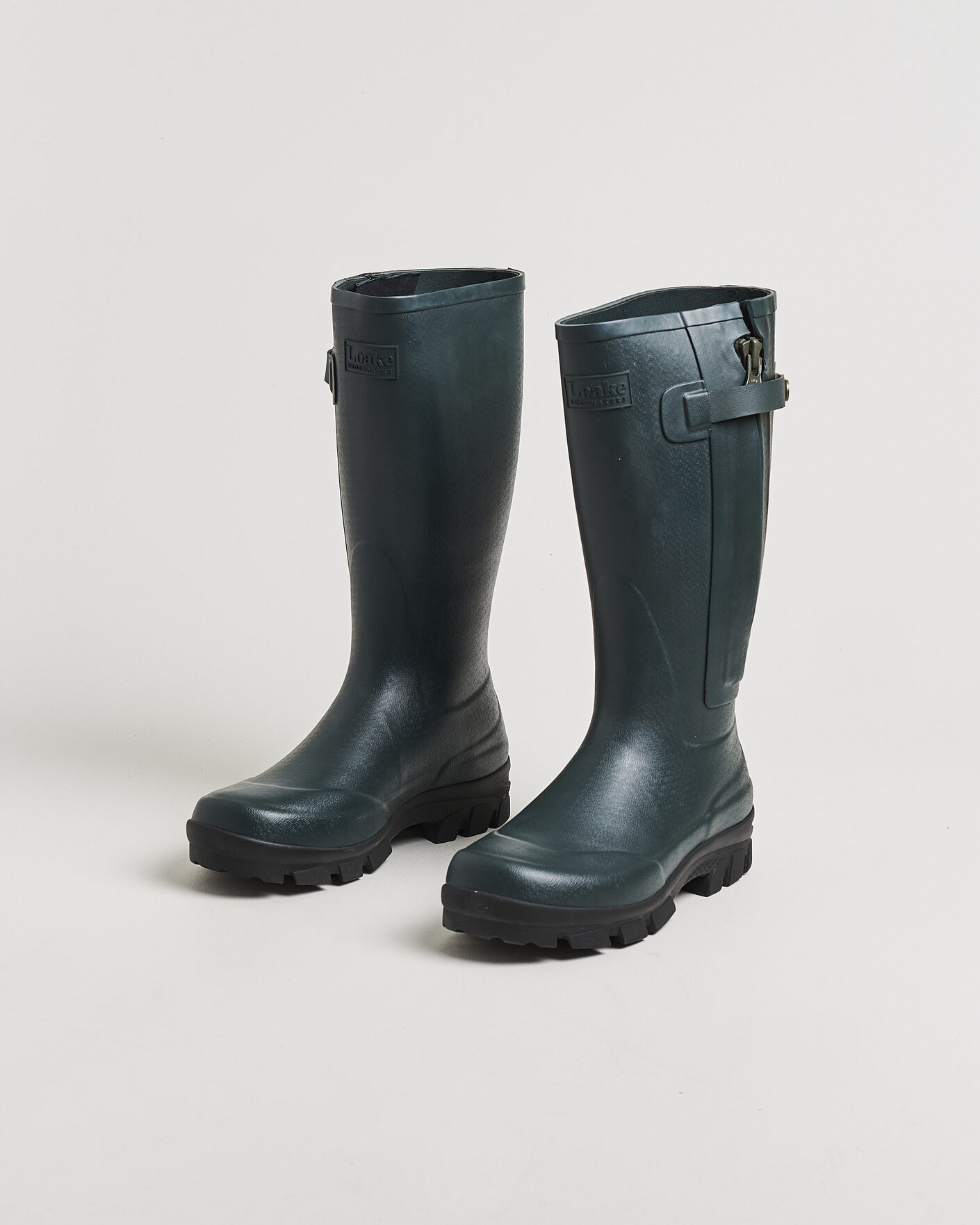 Herren | Galoschen & Gummistiefel | Loake 1880 | Wellington Rain Boot Dark Green