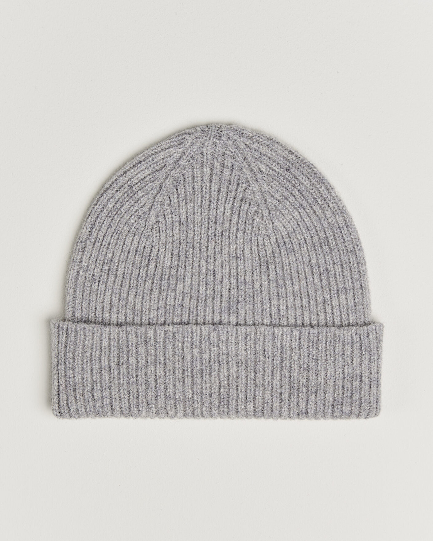Herren | Mützen | Robert Mackie | Clyde Lambswool Beanie Light Grey