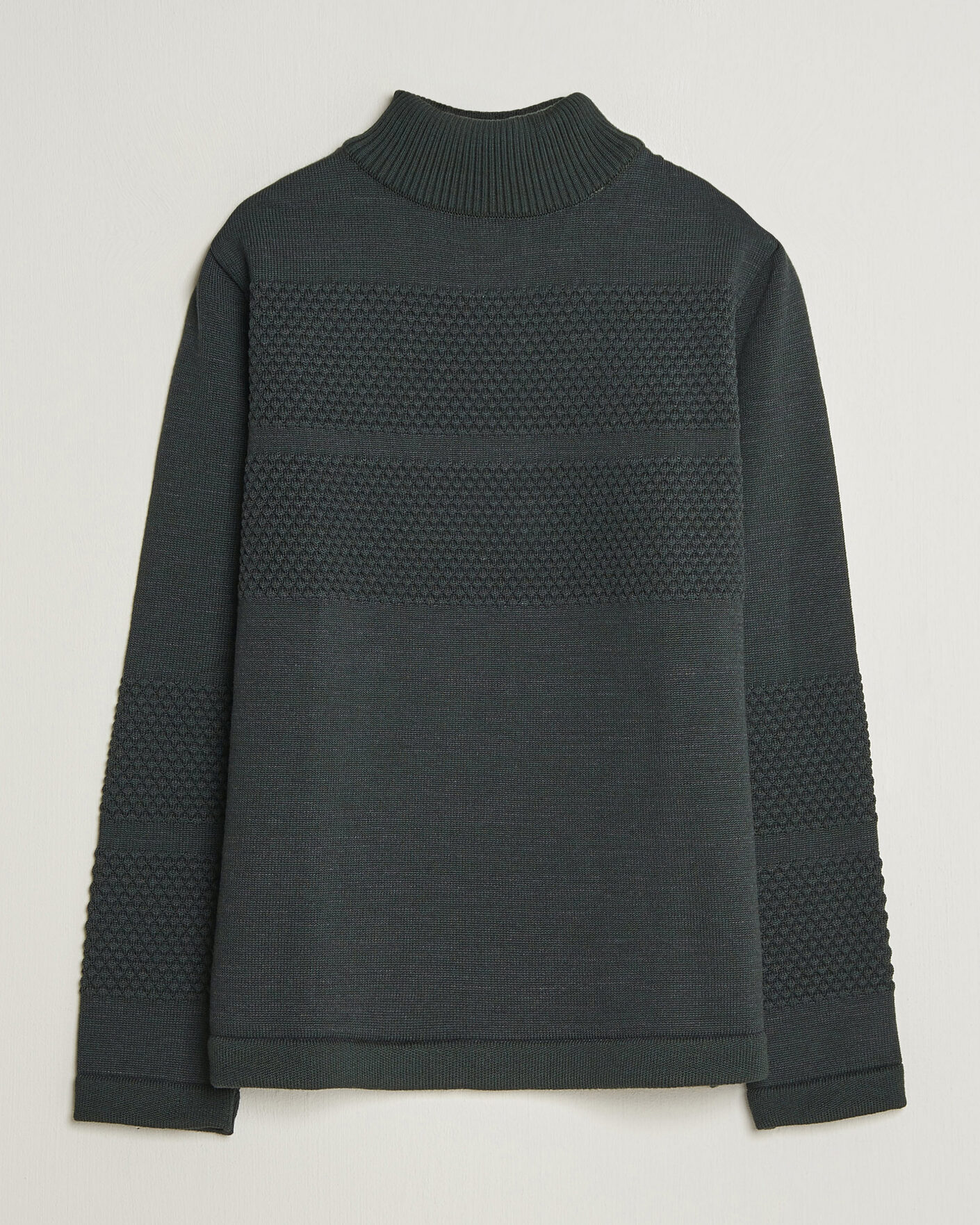 Herren | Pullover | S.N.S. Herning | Fisherman High Neck Terrain Green