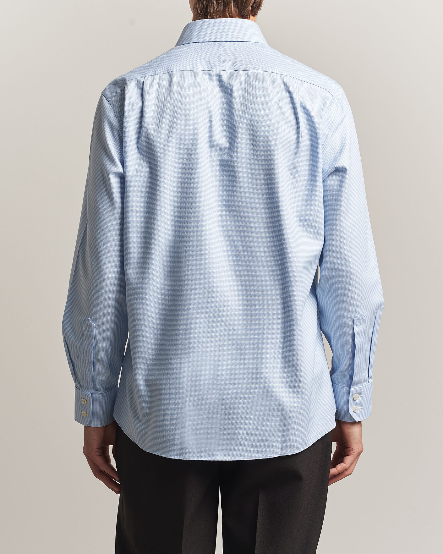 Herren | Hemden | Charles Tyrwhitt | Slim Fit Non Iron Trafalgar Weave Shirt Sky Blue