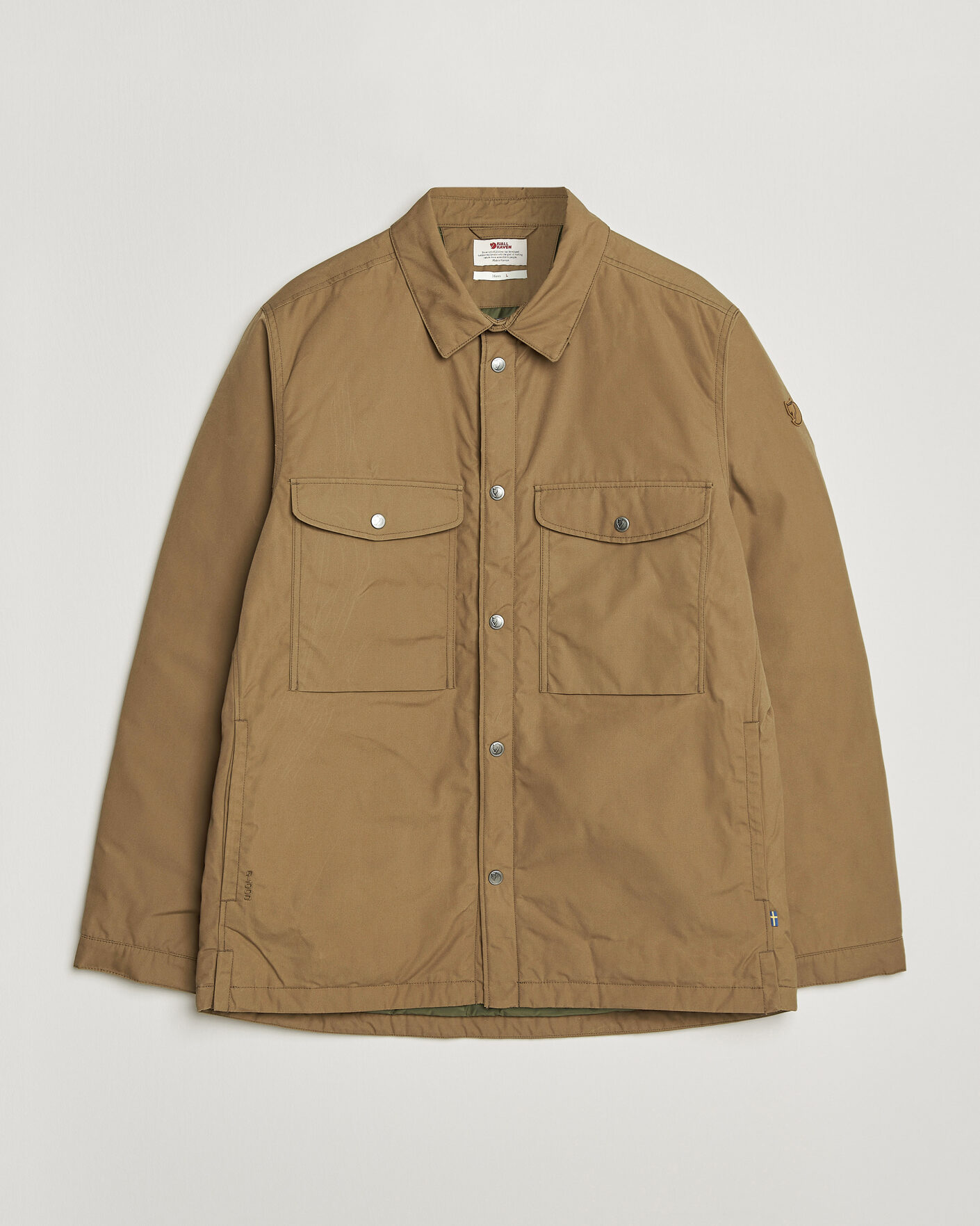 Herren | Jacken | Fjällräven | Övik Down Shirt Jacket Wood Brown