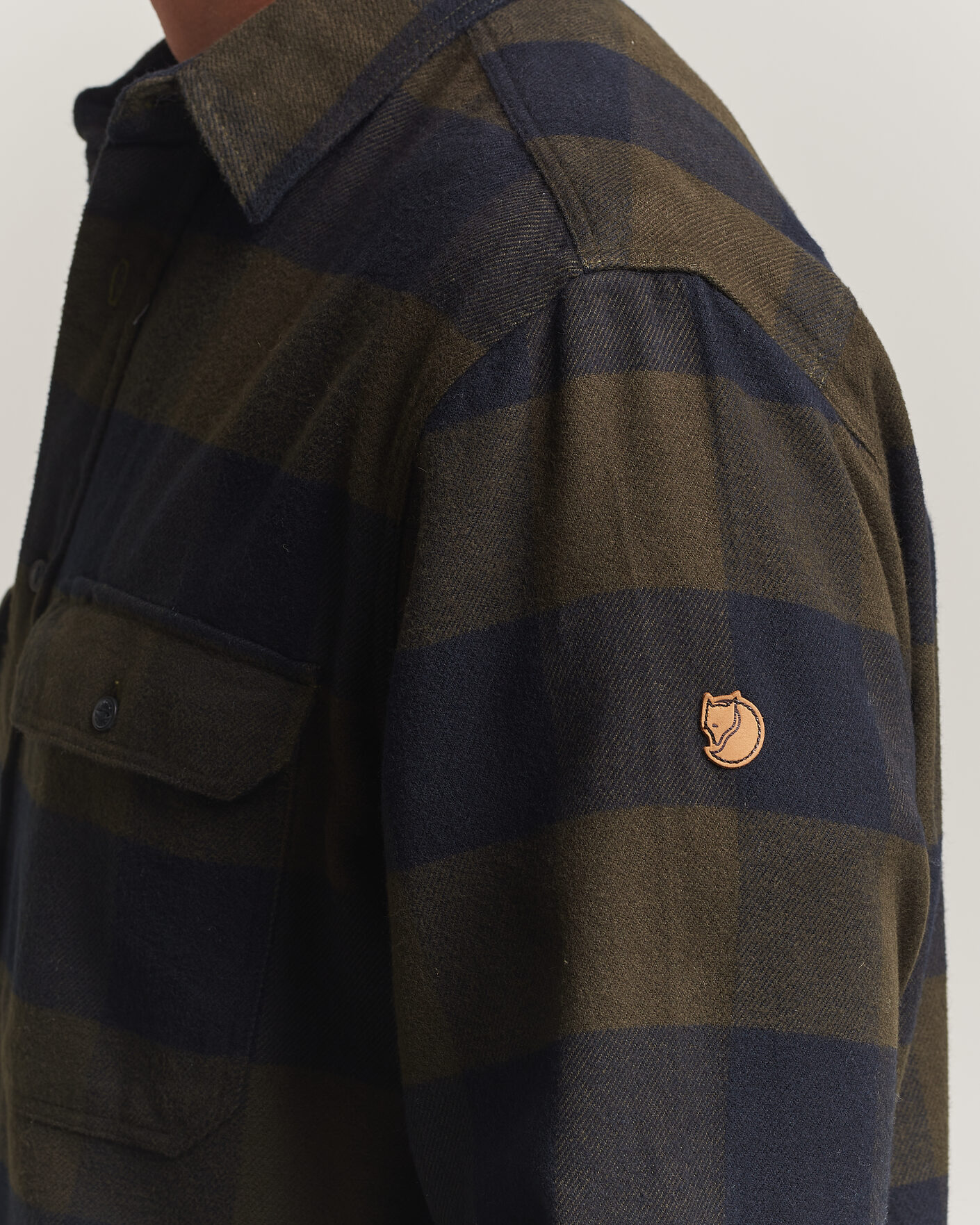 Herren | Hemden | Fjällräven | Övik Heavy Flannel Shirt Deep Forest