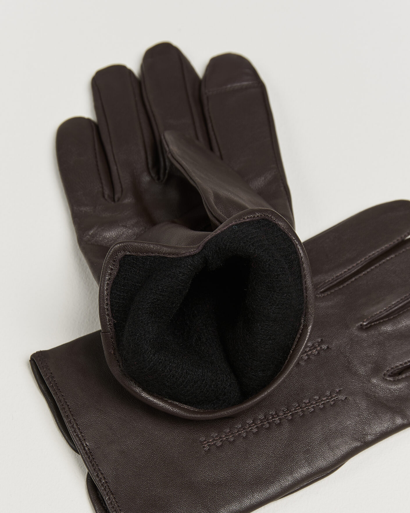 Herren | Handschuhe | BOSS BLACK | Hainz Leather Glove Dark Brown