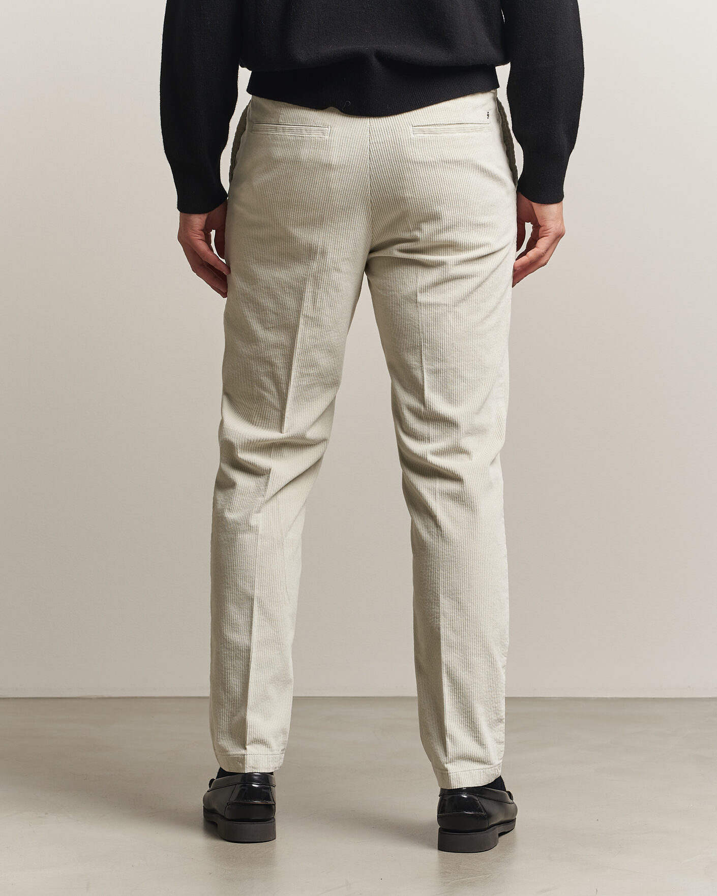 Herren | Hosen | BOSS BLACK | Kane Structured Cotton Chino Open White