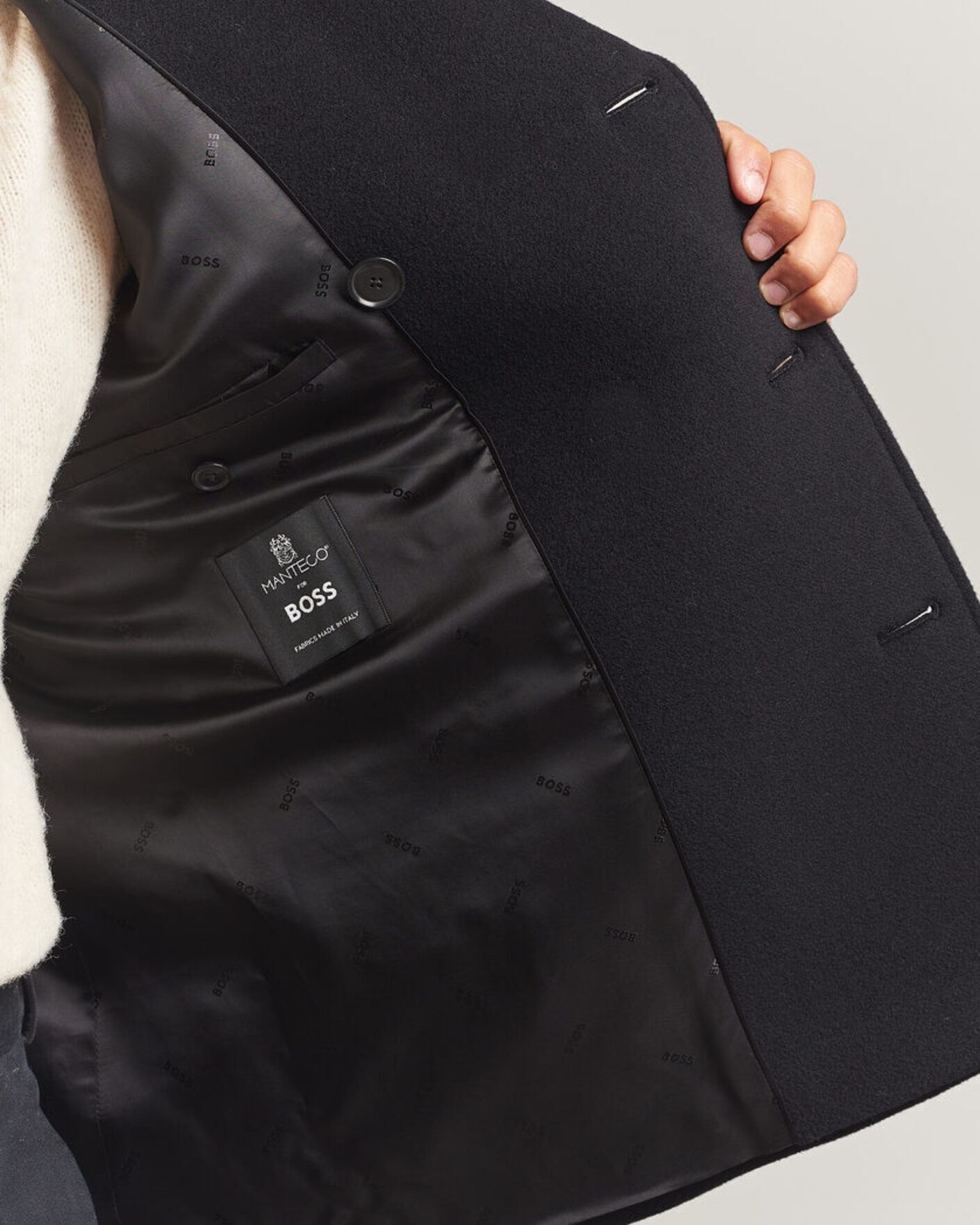 Herren | Jacken | BOSS BLACK | Hyde Wool Peacoat Black