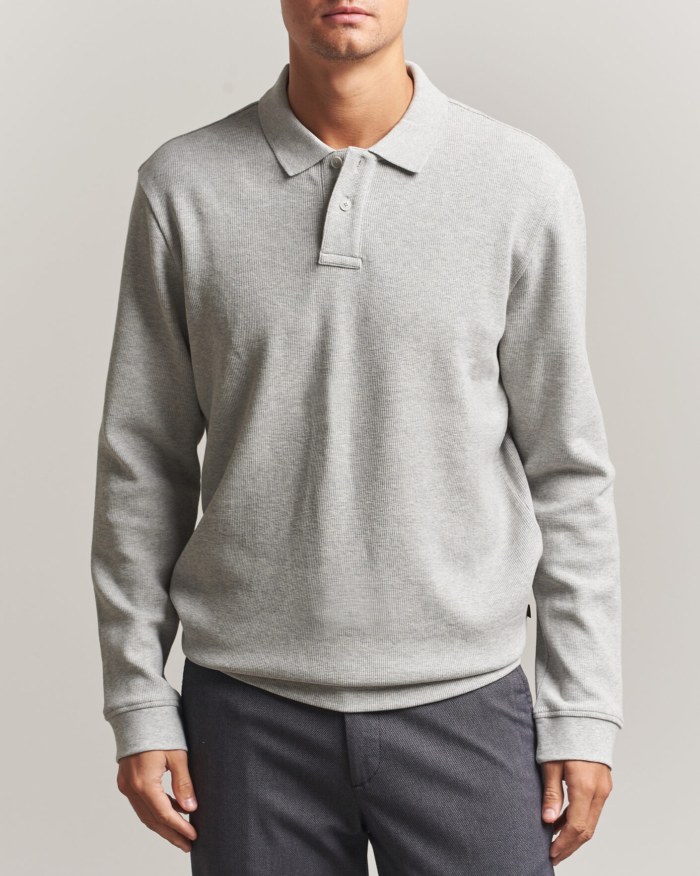 Herren | Pullover | BOSS ORANGE | Petempesto Polo Sweater Open Grey