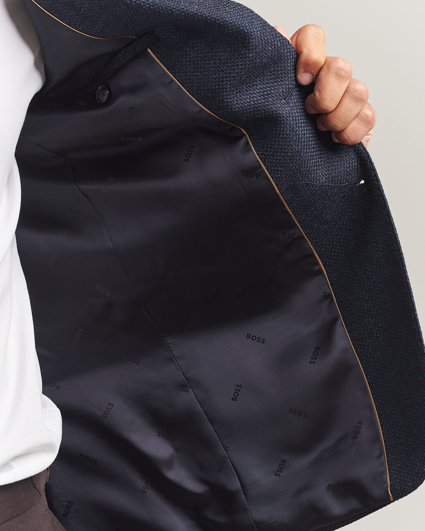 Herren | Sakkos | BOSS BLACK | Hutson Wool Patch Pocket Blazer Dark Blue