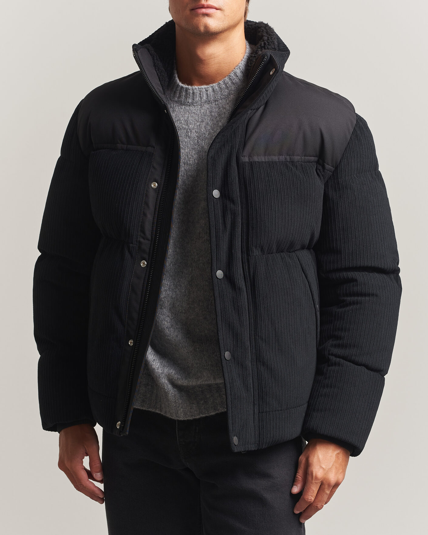 Herren | Jacken | BOSS ORANGE | Ocord Corduroy Jacket Black