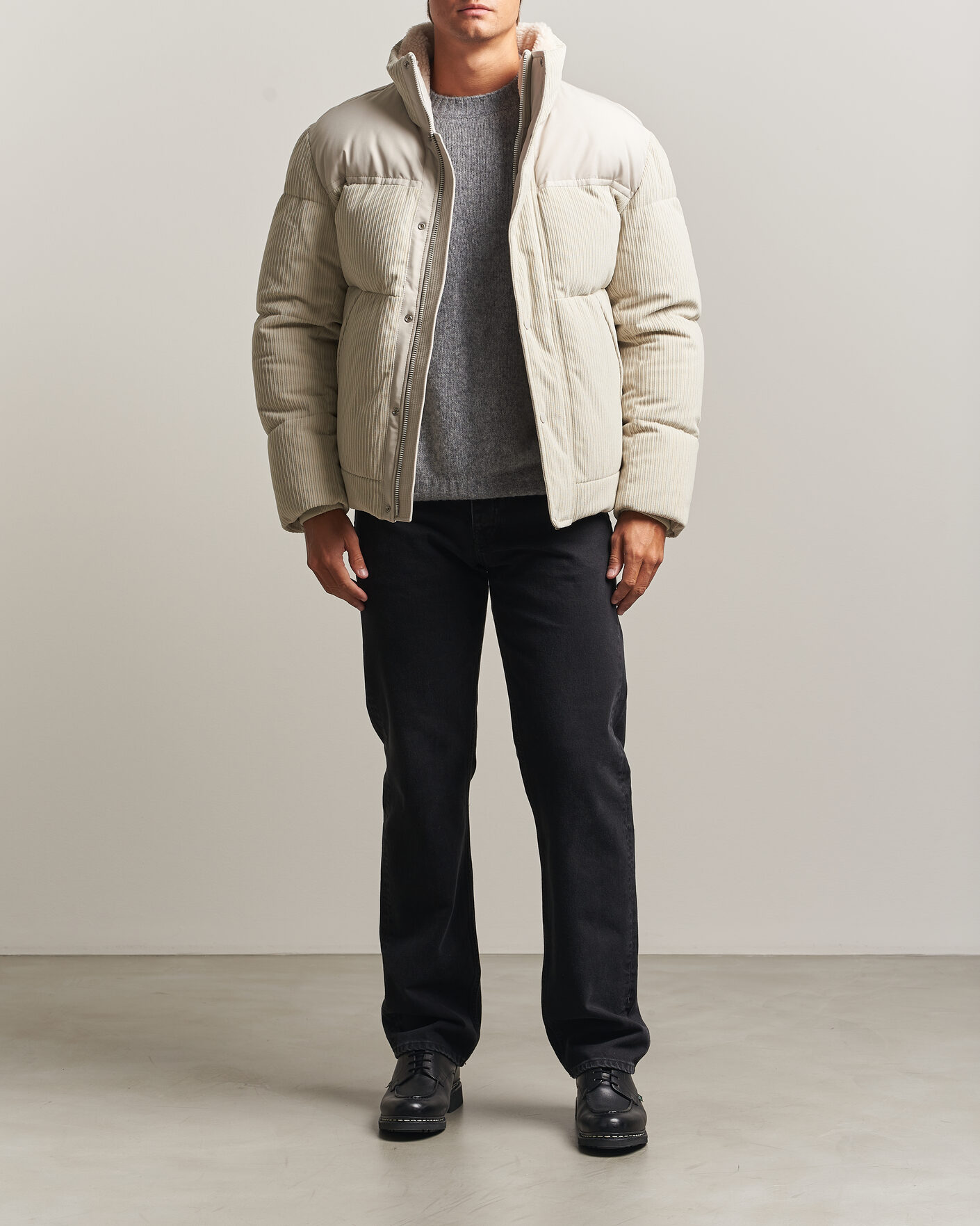 Herren | Jacken | BOSS ORANGE | Ocord Corduroy Jacket Light Beige