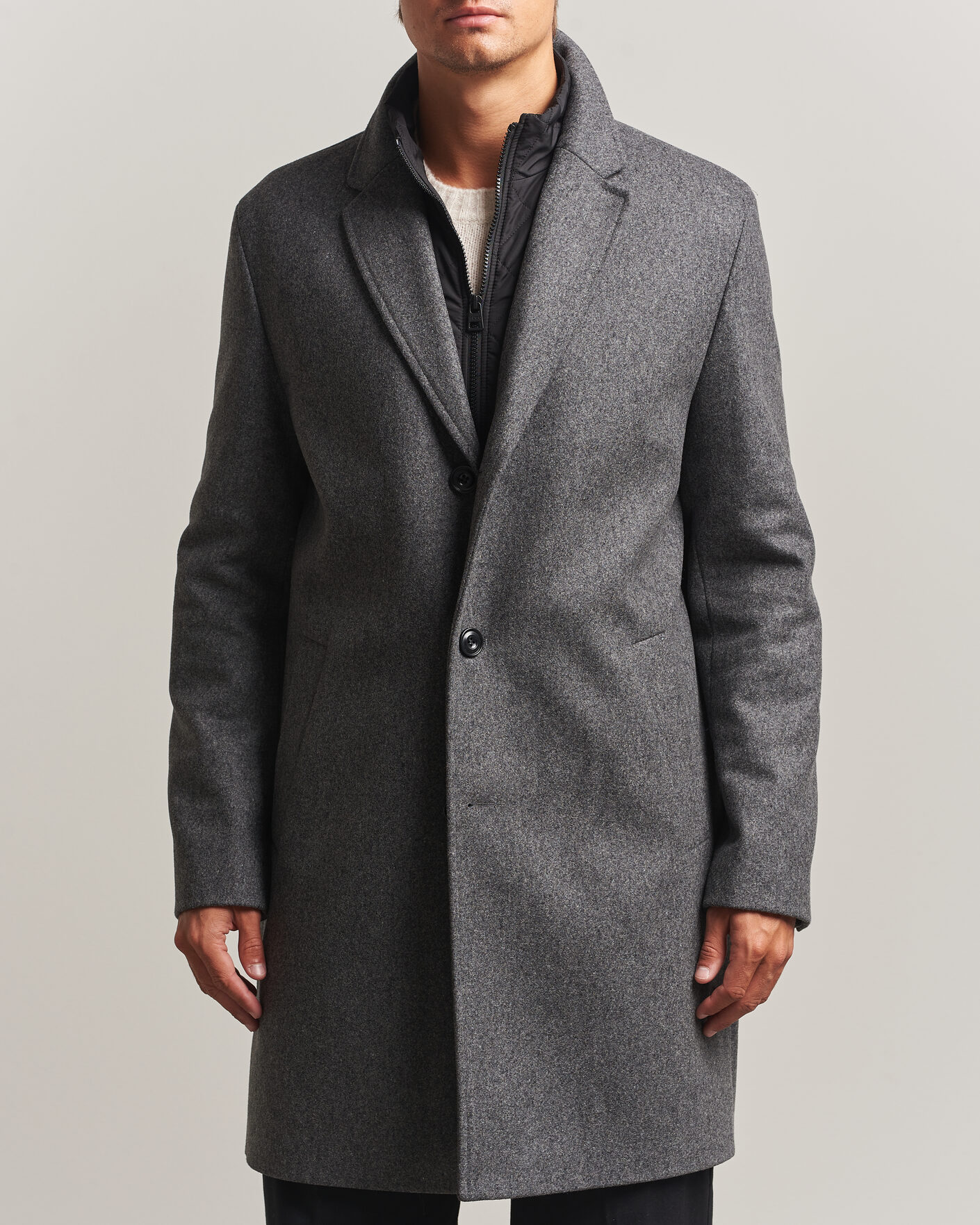 Herren | Jacken | HUGO | Milogan Bib Coat Dark Grey