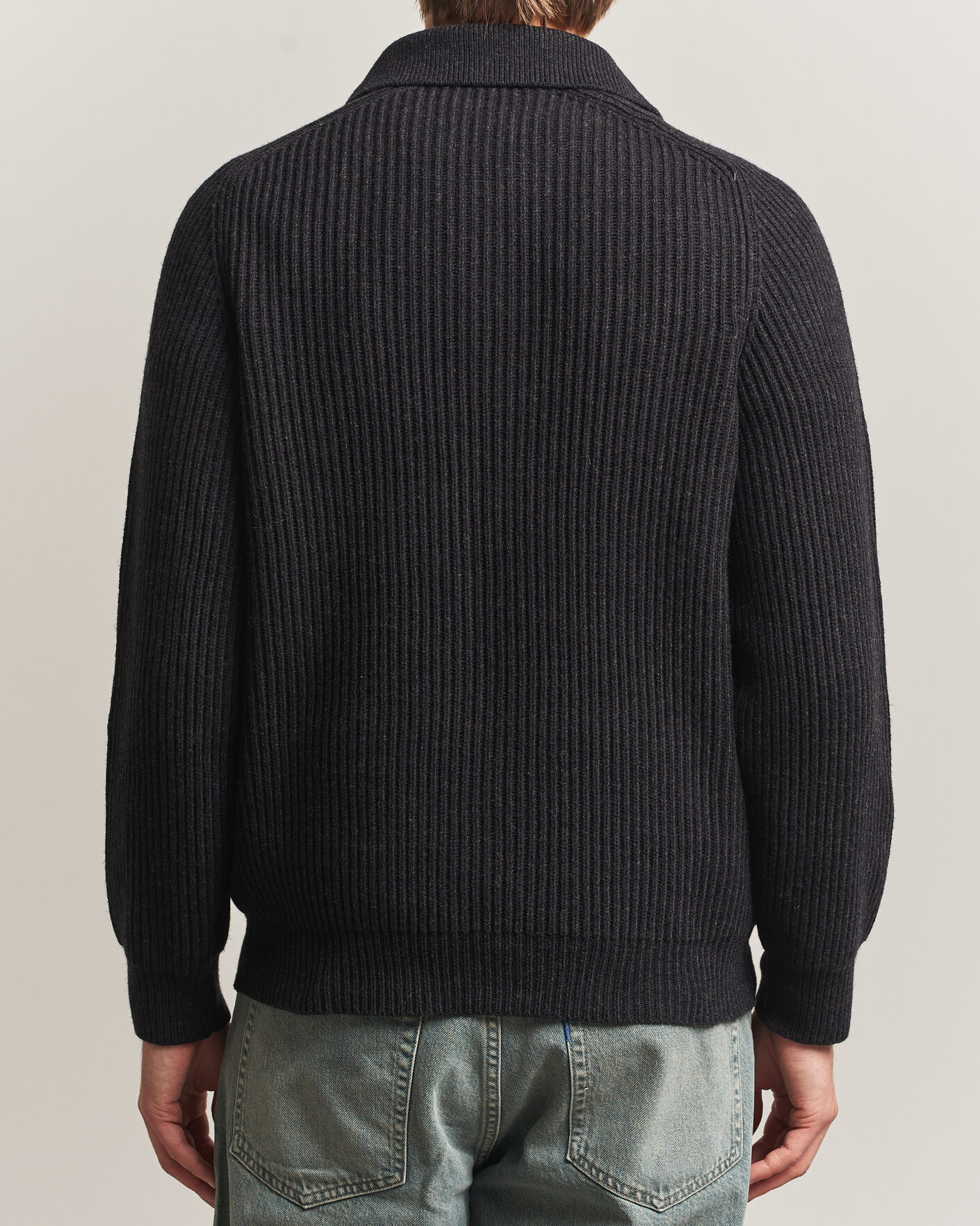 Herren | Pullover | HUGO | Sardeep Wool Knitted Cardigan Black