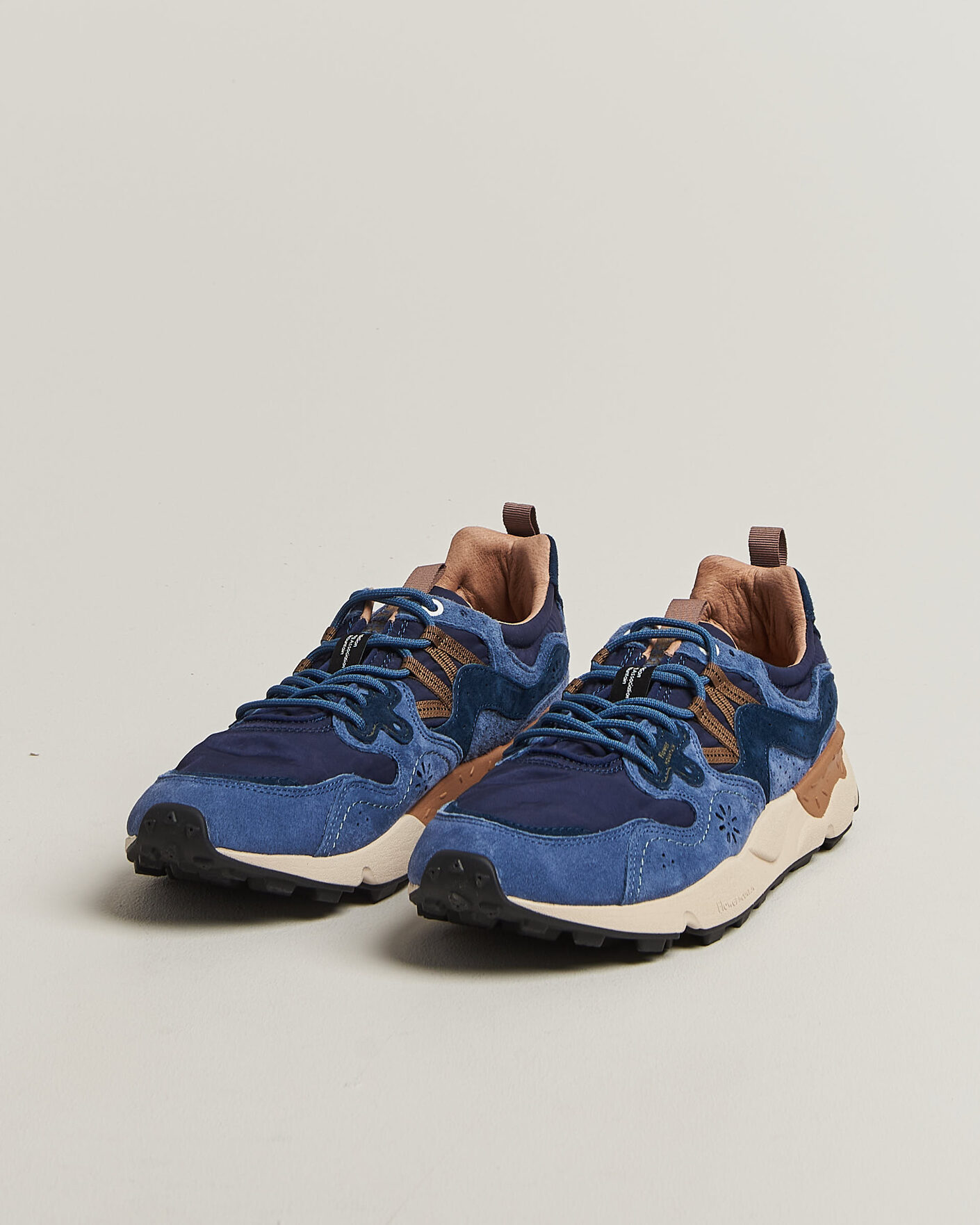 Herren | Sneaker | Flower Mountain | Yamano 3 Suede/Nylon Sneaker Navy/Blue