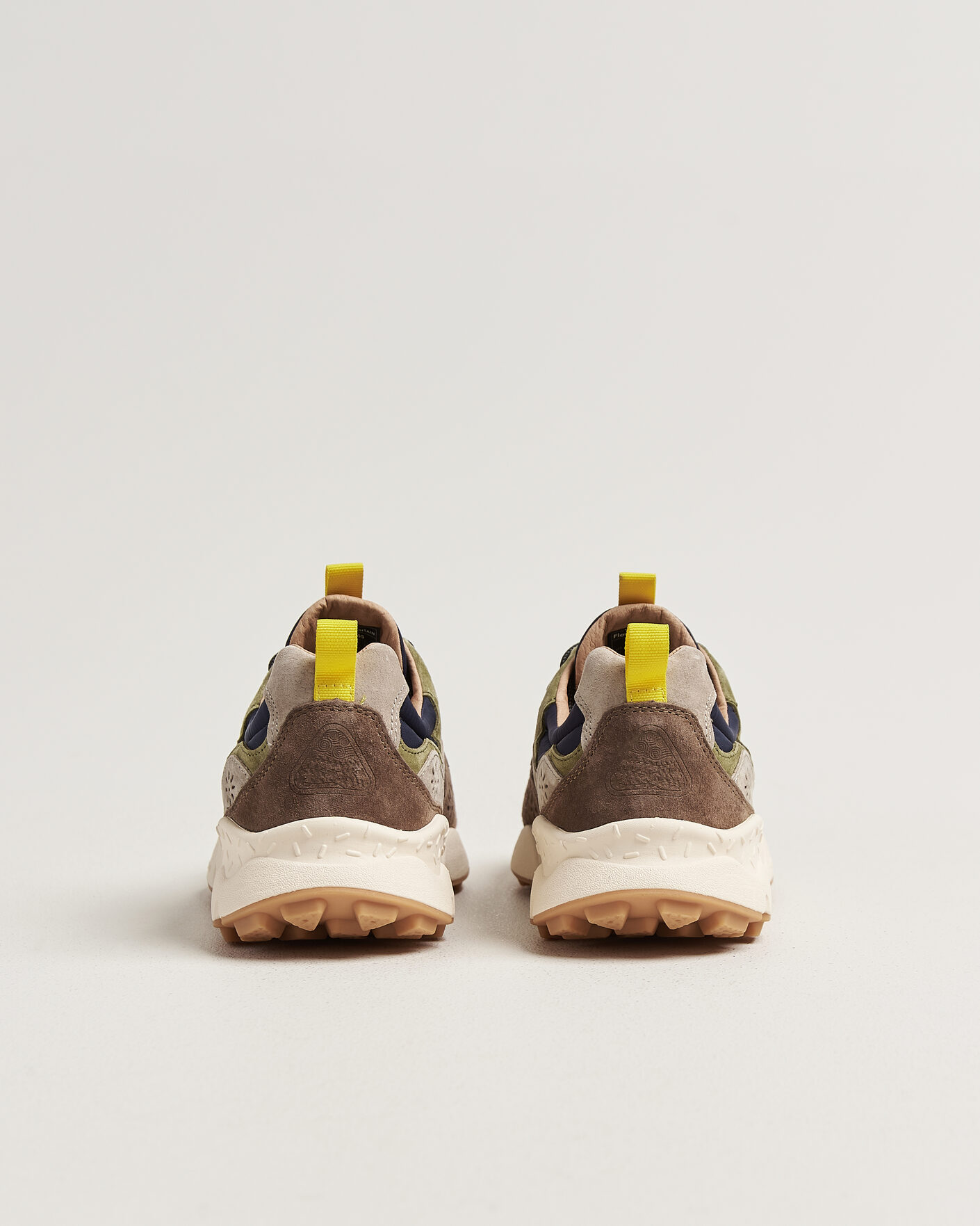 Herren | Sneaker | Flower Mountain | Yamano 3 Suede/Nylon Sneaker Dark Grey/Brown