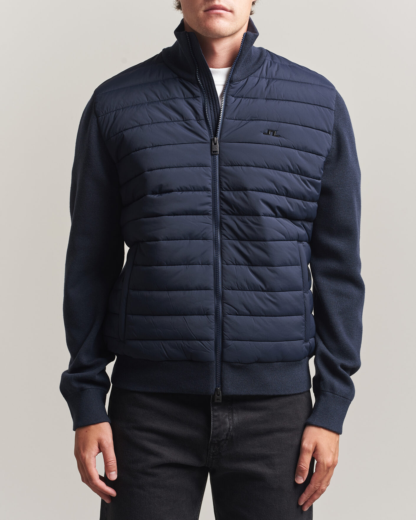 Herren | Jacken | J.Lindeberg | Boen Hybrid Jacket JL Navy