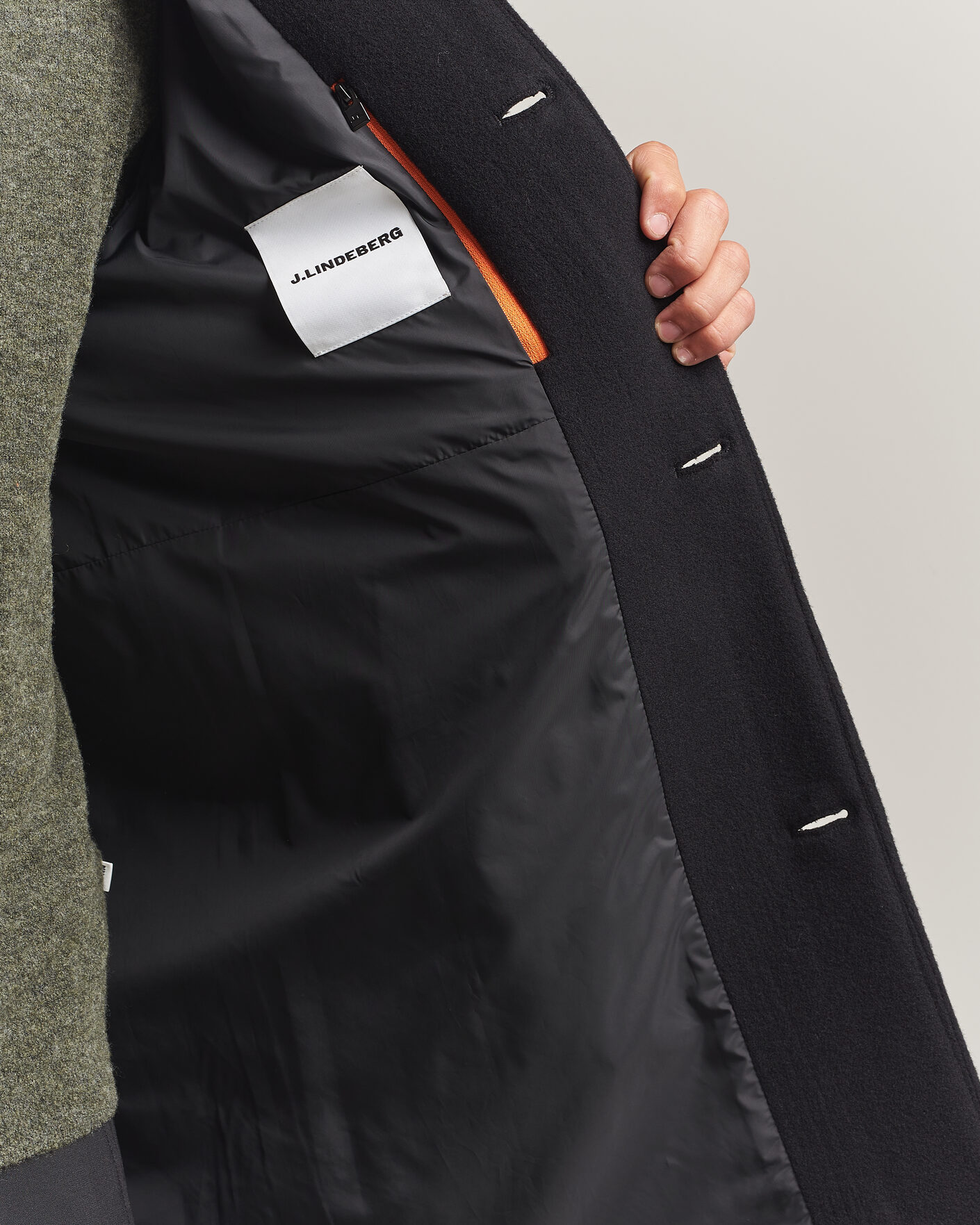 Herren | Jacken | J.Lindeberg | Lexon Wool Coat Black