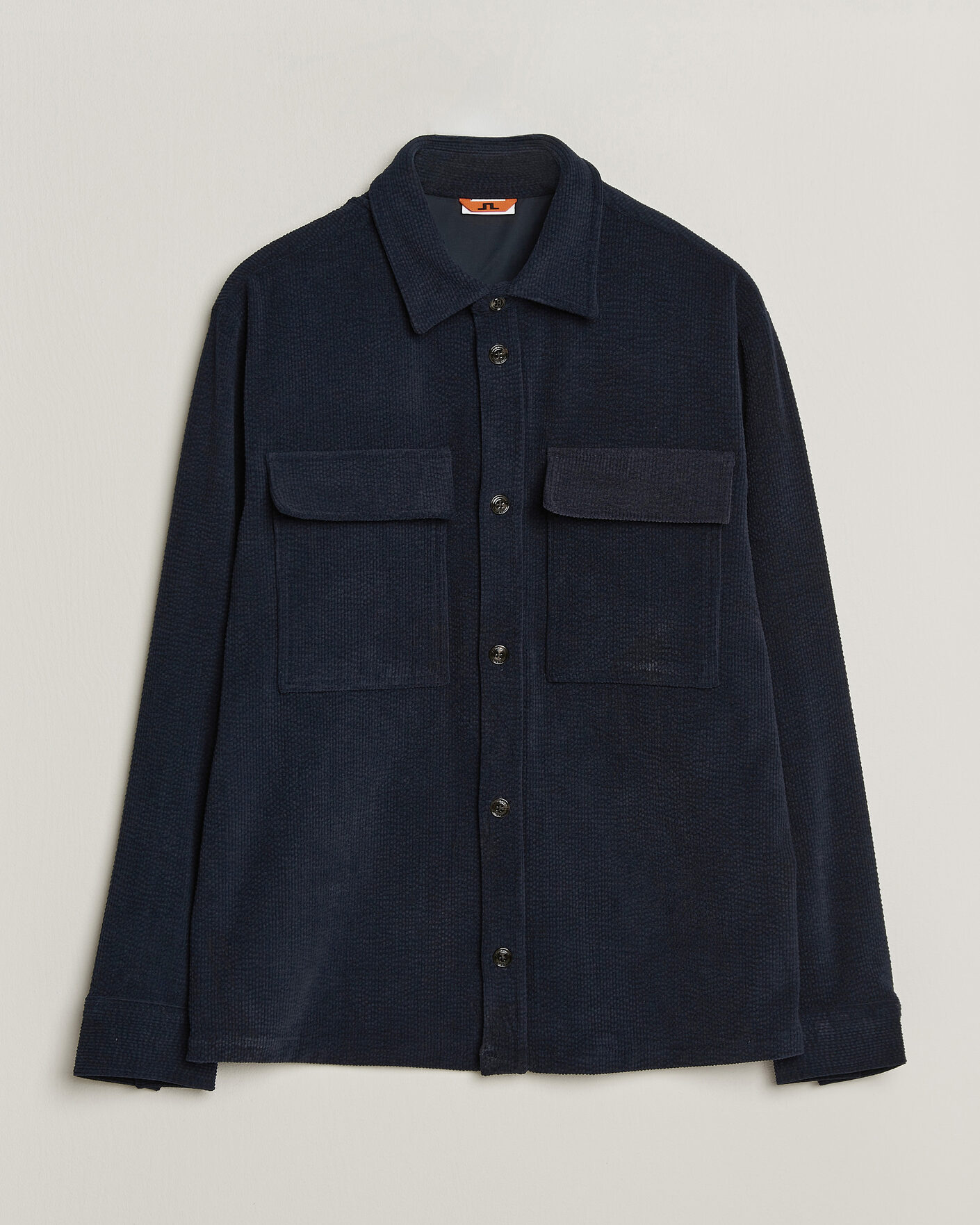 Herren | Hemden | J.Lindeberg | Finnigan Drape Cord Overshirt JL Navy