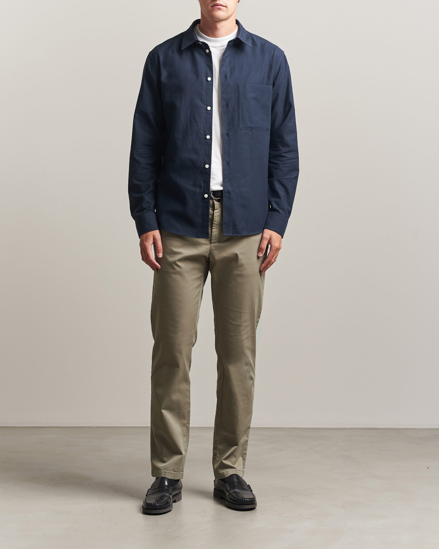 Herren | Hemden | J.Lindeberg | Marlon Flannel Shirt JL Navy