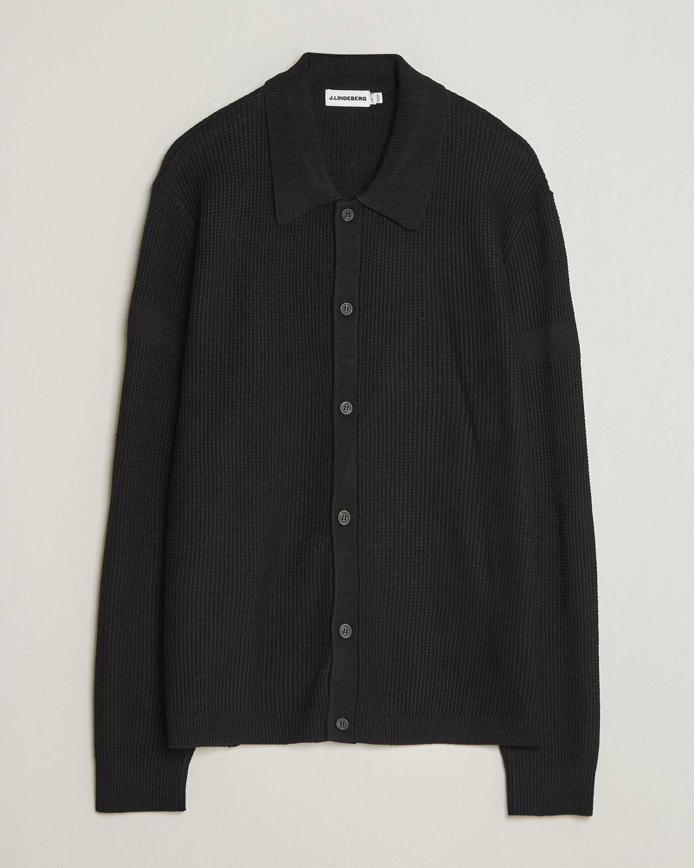 Herren | Pullover | J.Lindeberg | Willem Knitted Cardigan Black
