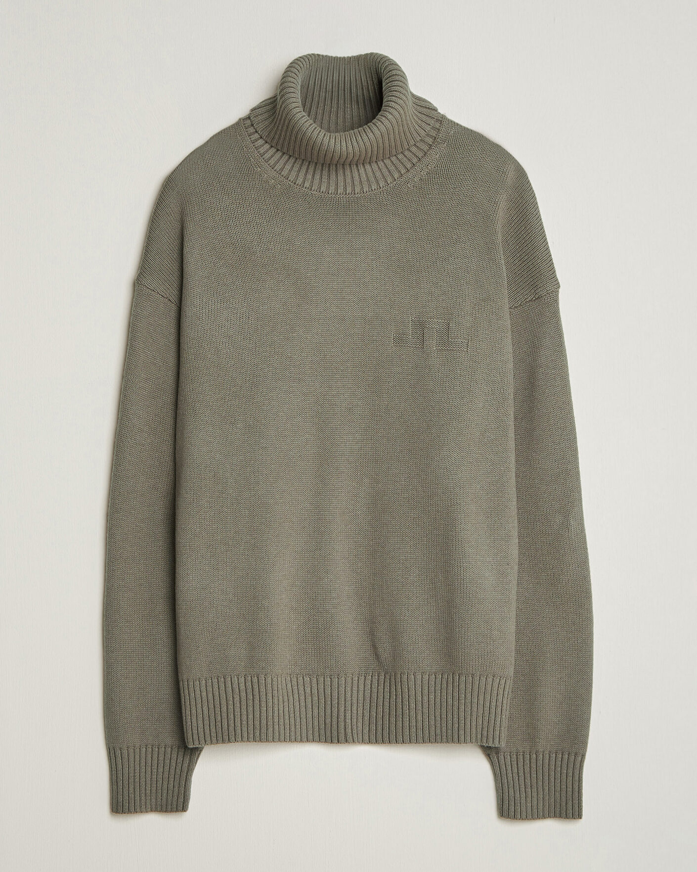 Herren | Pullover | J.Lindeberg | Eddy Wool/Cotton Knitted Turtleneck Brindle