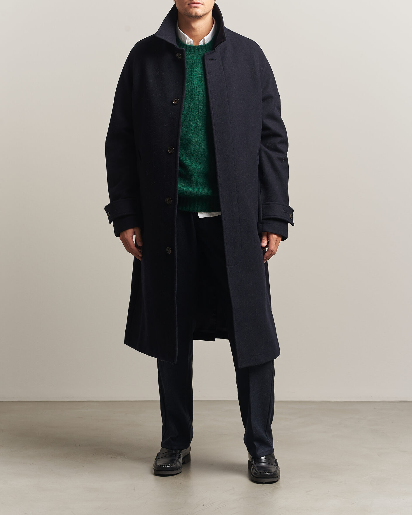 Herren | Hosen | Forét | Clay Wool Pants Navy
