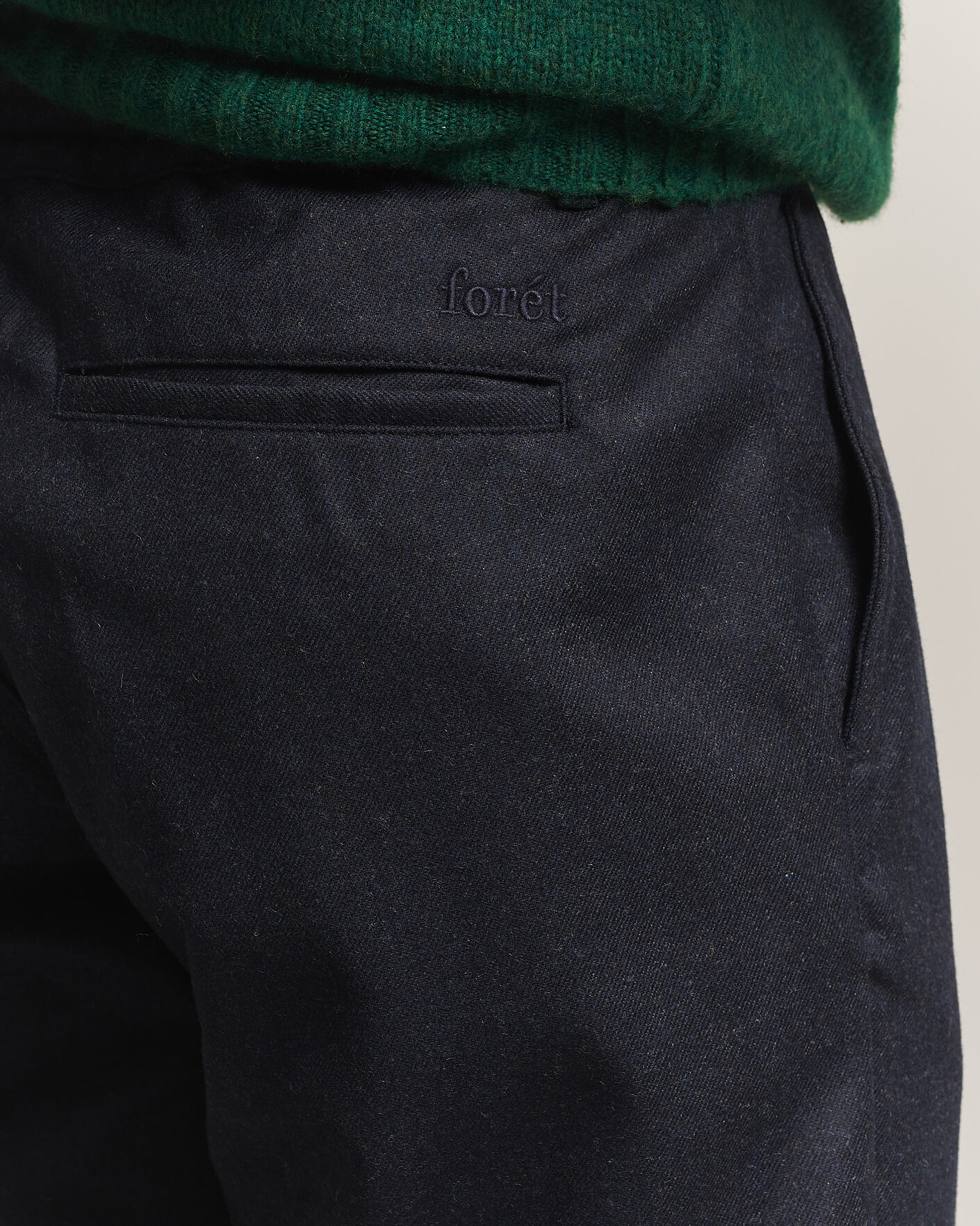Herren | Hosen | Forét | Clay Wool Pants Navy