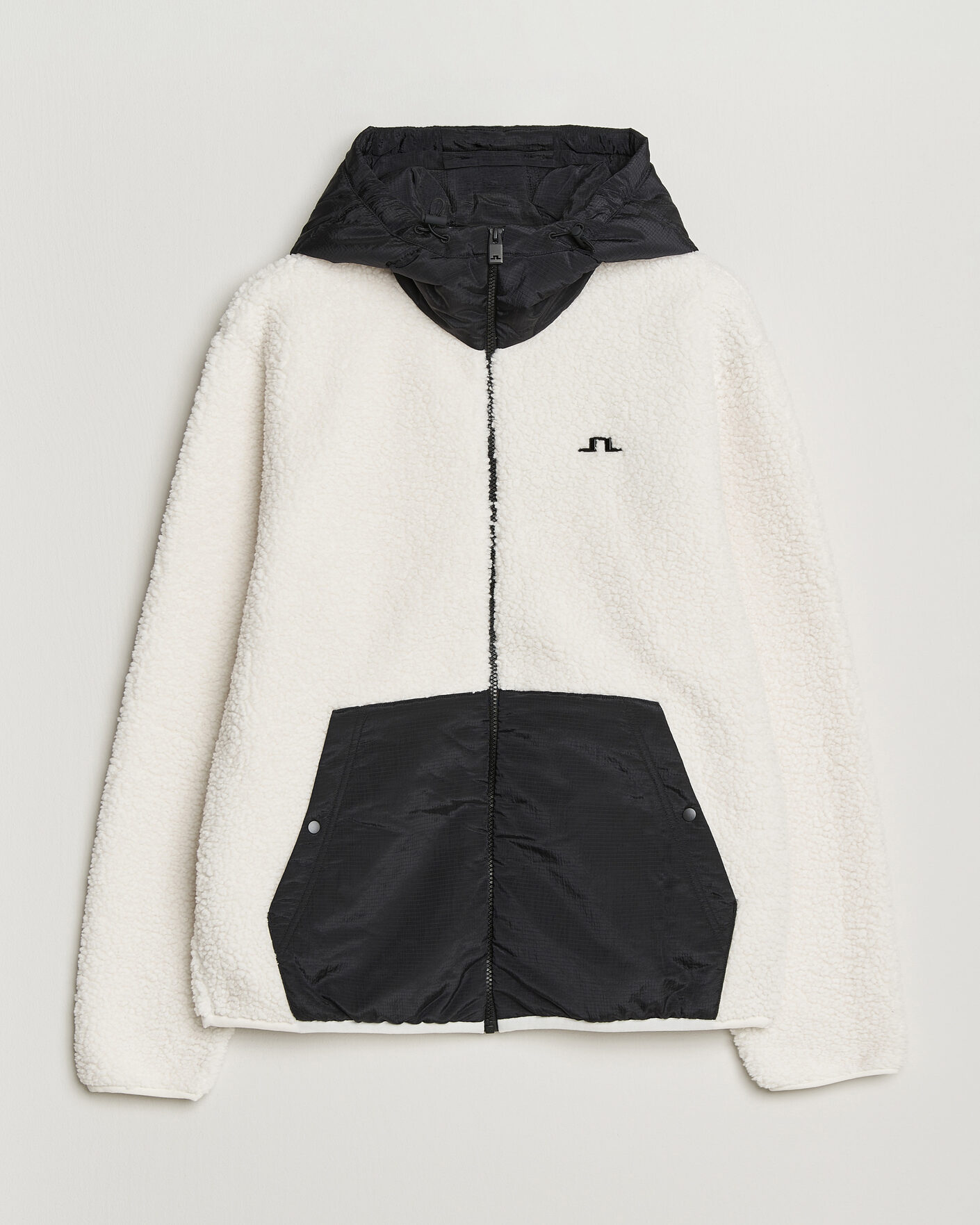 Herren | Pullover | J.Lindeberg | Varek Hybrid Hooded Full Zip Tofu