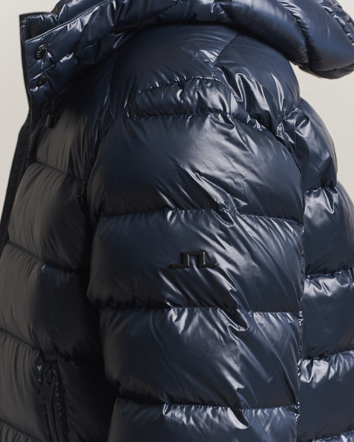 Herren | Jacken | J.Lindeberg | Creek Light Hooded Down Jacket JL Navy